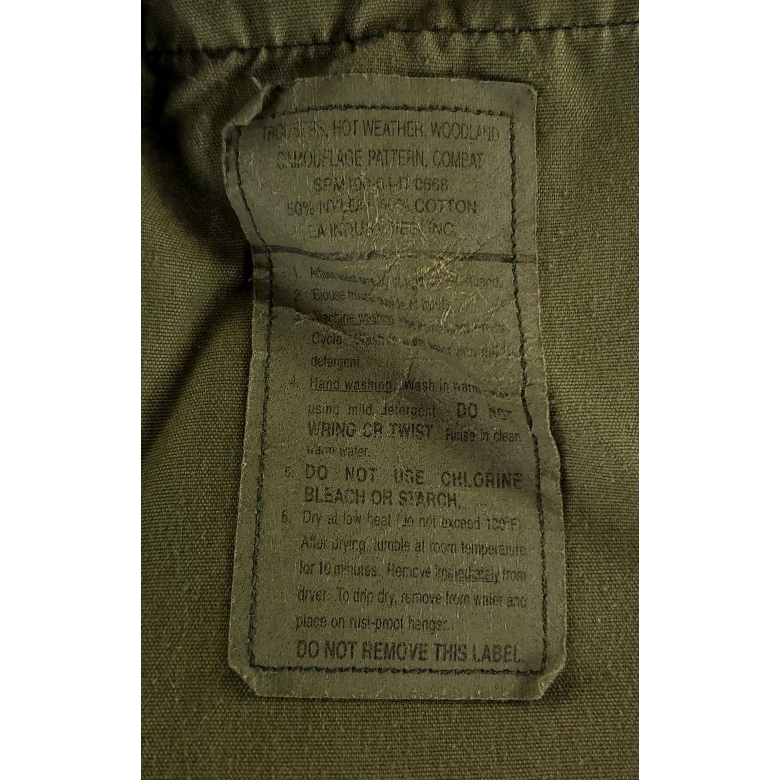 Vintage US Army Cargo Pants Woodland Camo Mens L Reg 37x31.5 Camo Size US 36 / EU 52 - 5 Thumbnail