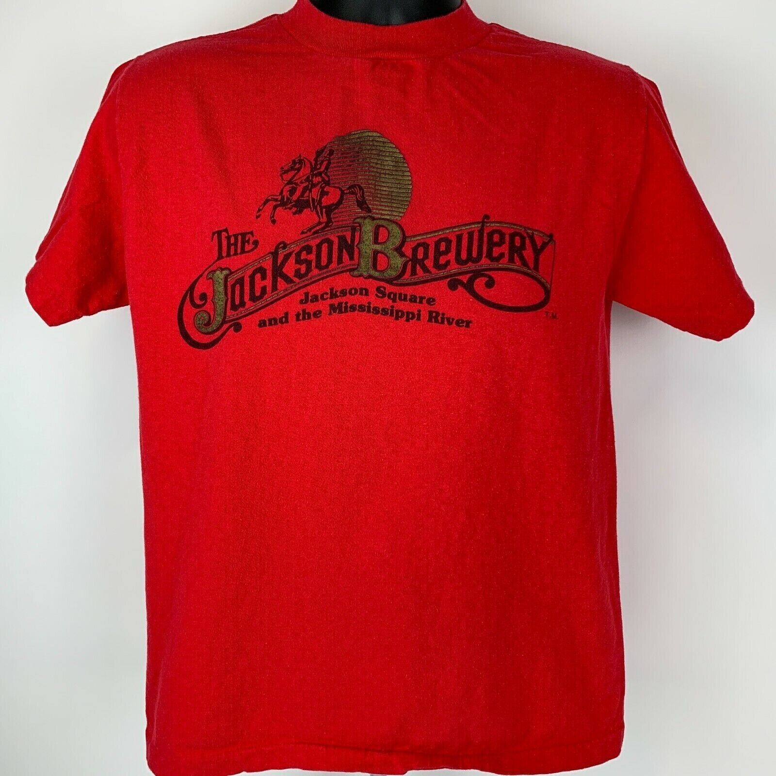 Anvil Vintage 80s The Jackson Brewery T Shirt New Orleans M Medium Size US M / EU 48-50 / 2 - 2 Thumbnail