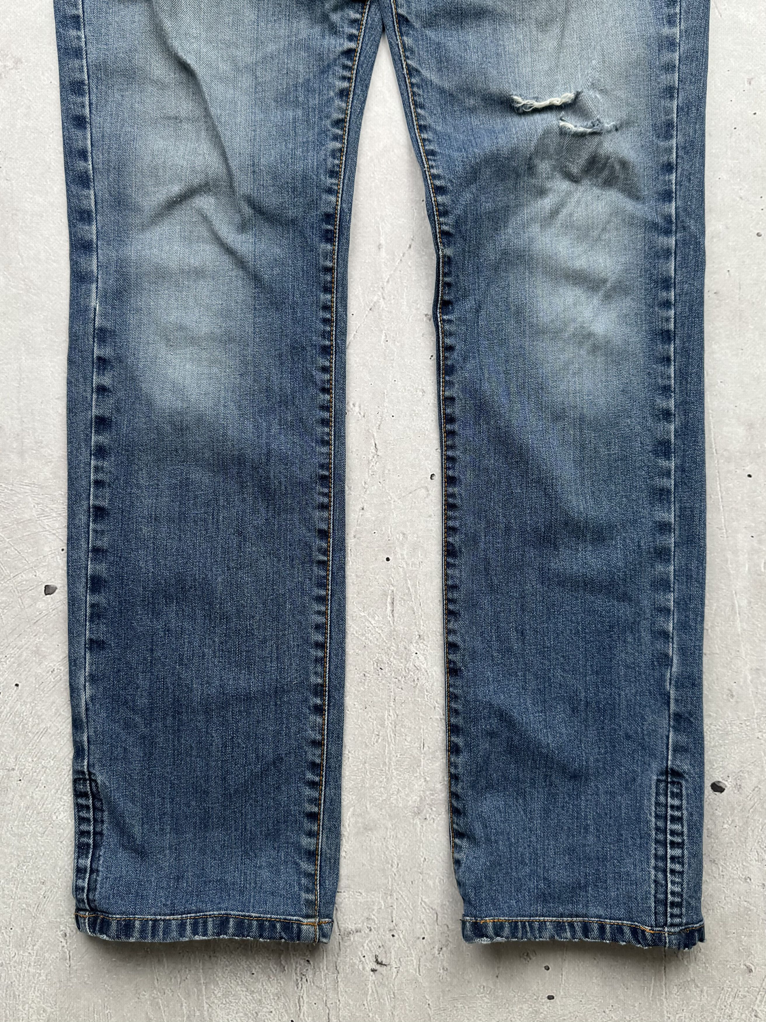 Dirk Bikkembergs × Japanese Brand × Vintage Dirk Bikkembergs Vintage Ripped Jeans Size US 30 / EU 46 - 3 Thumbnail