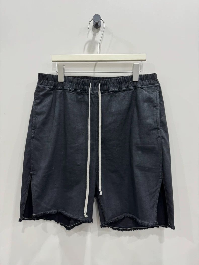 Rick Owens Rick Owens Denim Waxed Shorts Size 50-2506 Size US 44 / EU 60 - 1 Thumbnail