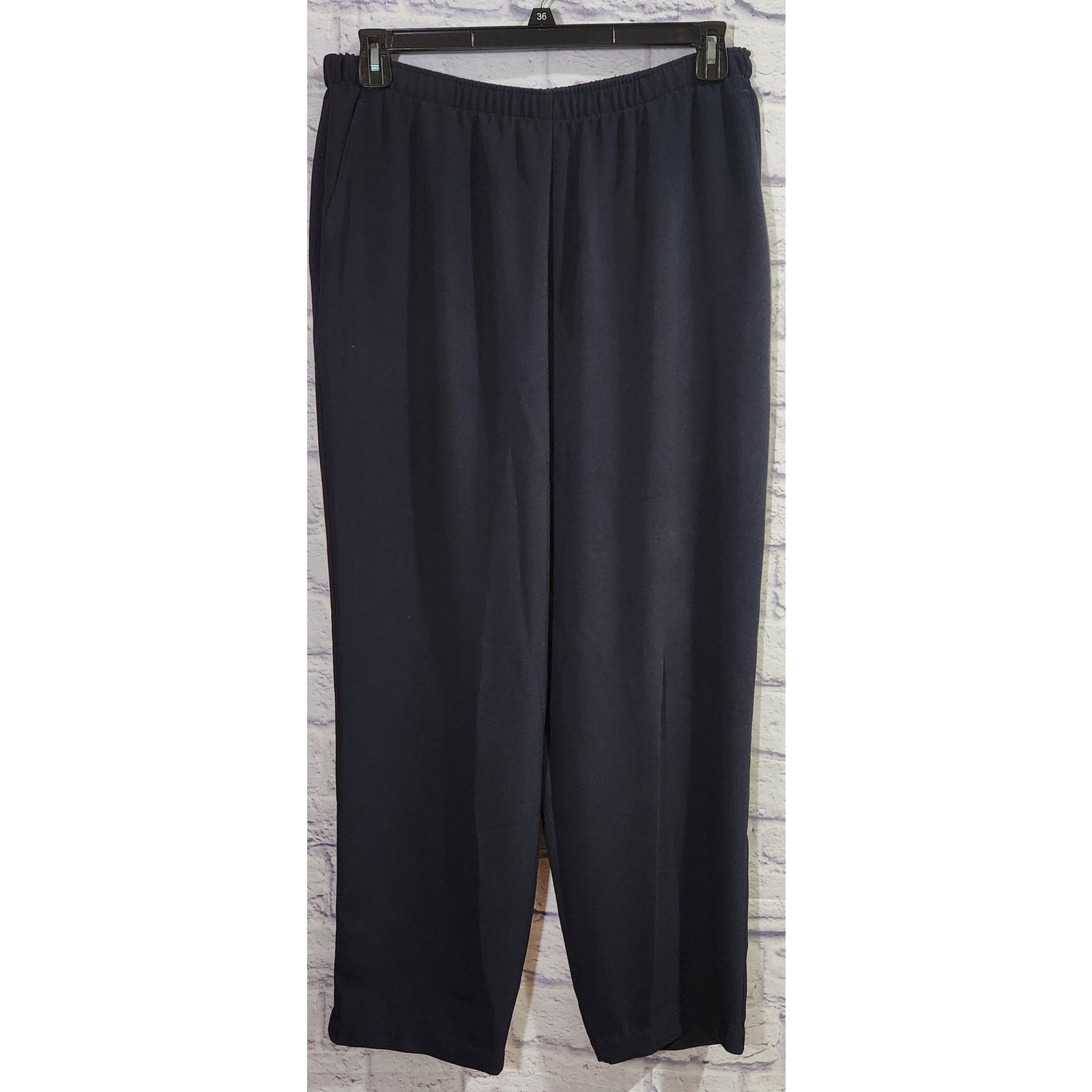 Other TanJay Dark Blue Pleated Pull On Pants 12 Lightweight Size 34" / US 12 / IT 48 - 1 Thumbnail
