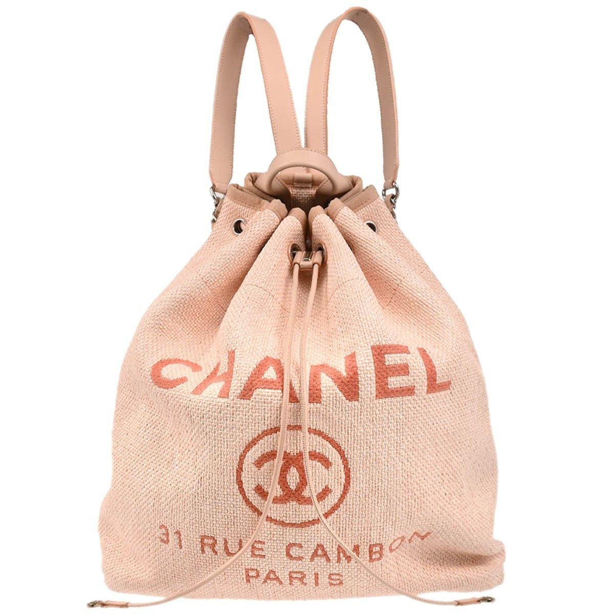 Chanel Chanel Deauville Backpack Canvas Size ONE SIZE - 1 Thumbnail