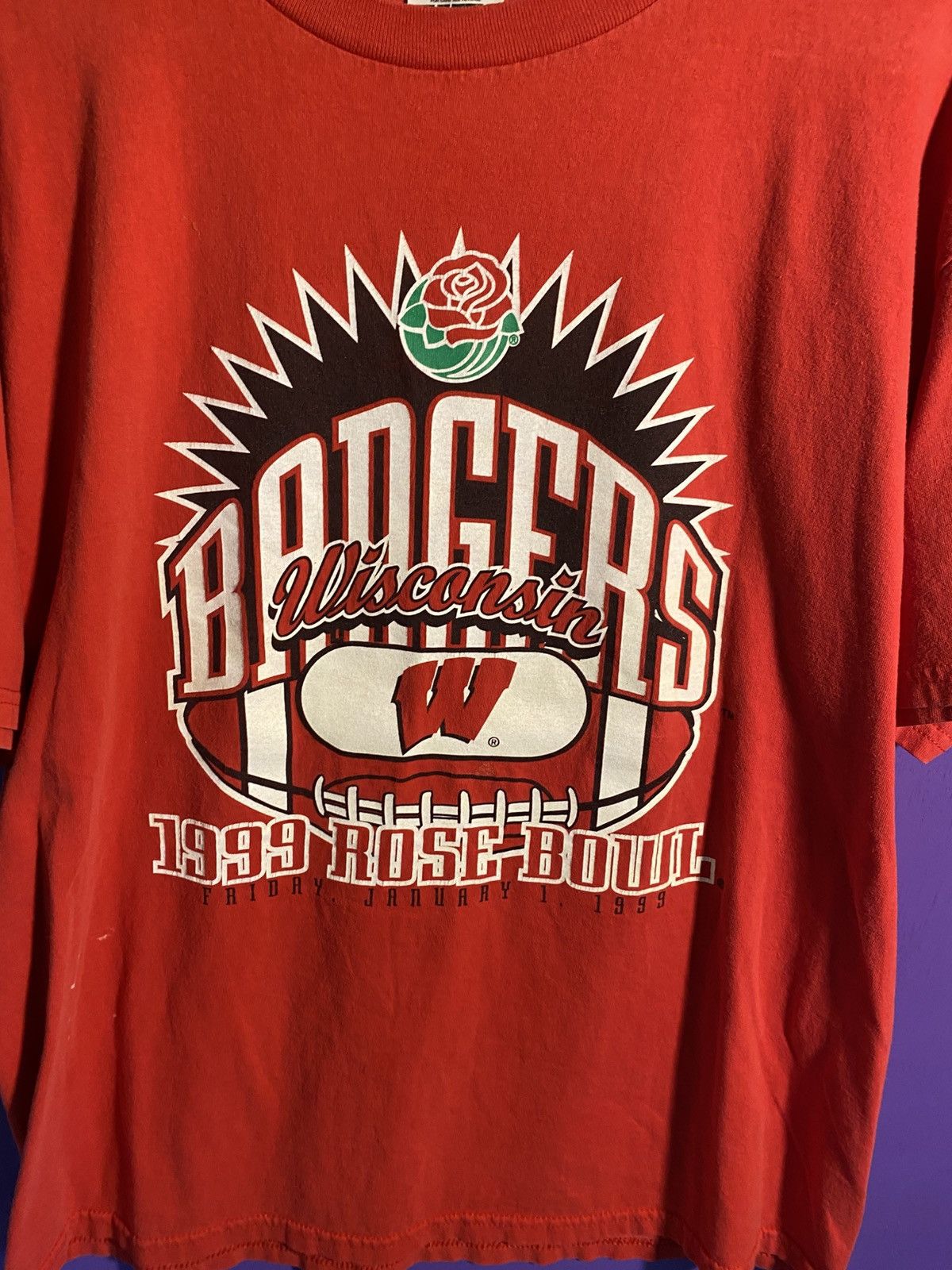 Other Vintage 1999 Wisconsin badgers rose bowl t-shirt Size US XL / EU 56 / 4 - 3 Thumbnail