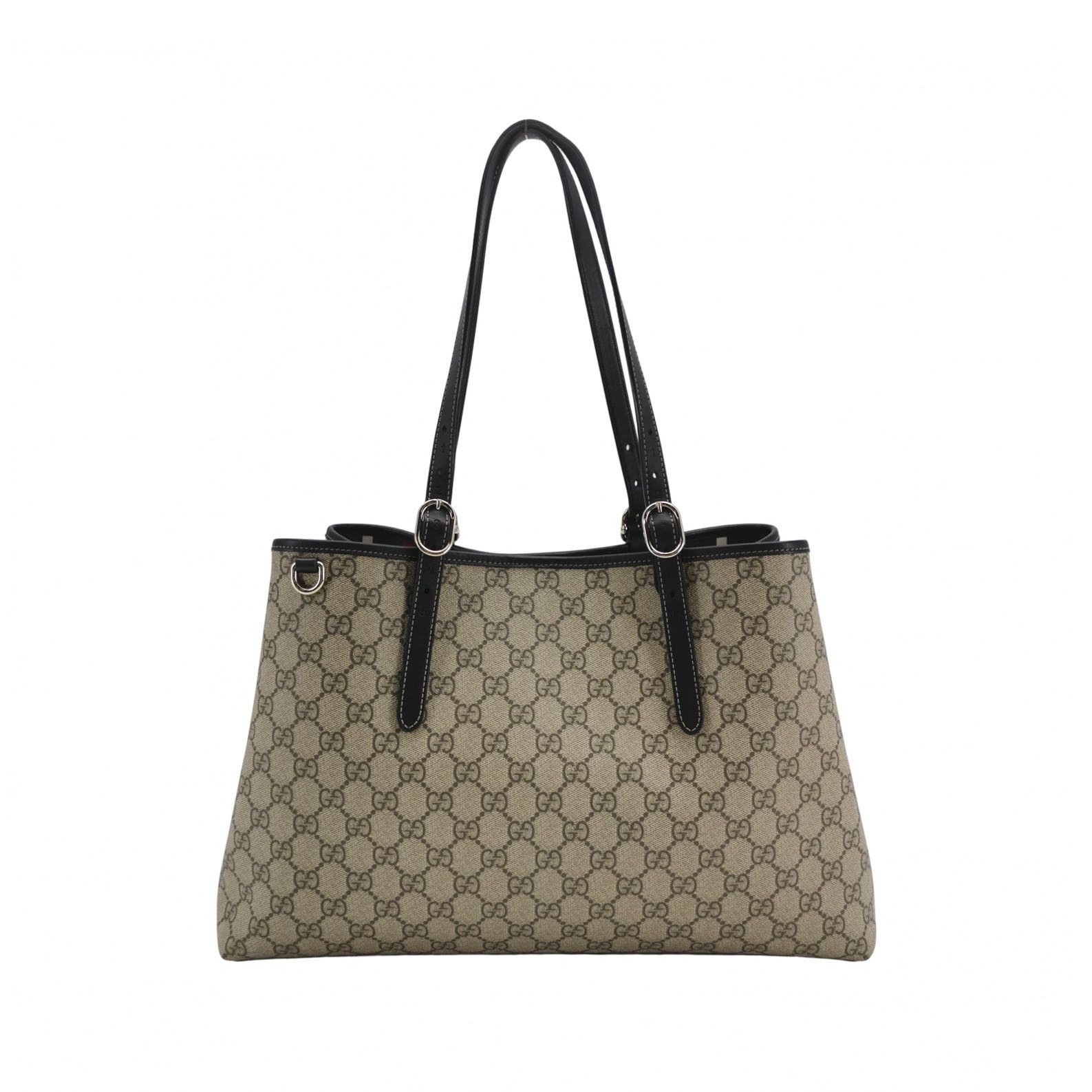 Gucci Gucci GG Supreme Emblem Tote Bag Size ONE SIZE - 1 Thumbnail