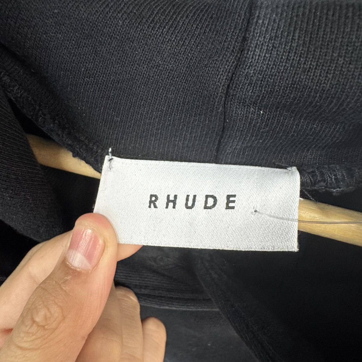 Rhude Rhude Rhacer 3 Checkerd Hoodie Black Size US XS / EU 42 / 0 - 3 Thumbnail