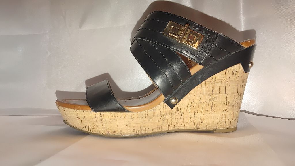 Tommy Hilfiger Tommy Hilfiger Mili 2 Cork Wedge Size 7.5M Size US 7 / IT 37 - 2 Thumbnail