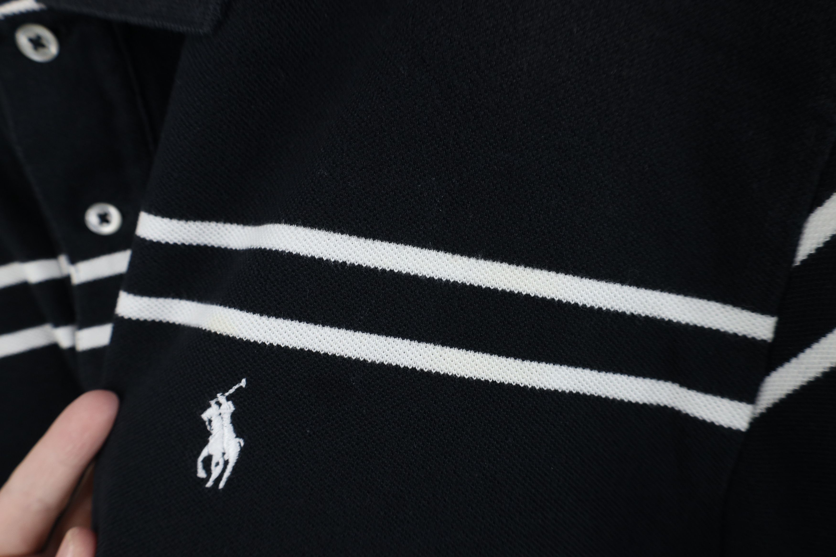 Ralph Lauren Vintage 90s Ralph Lauren Pique Cotton Golf Polo Shirt Size US XL / EU 56 / 4 - 5 Thumbnail