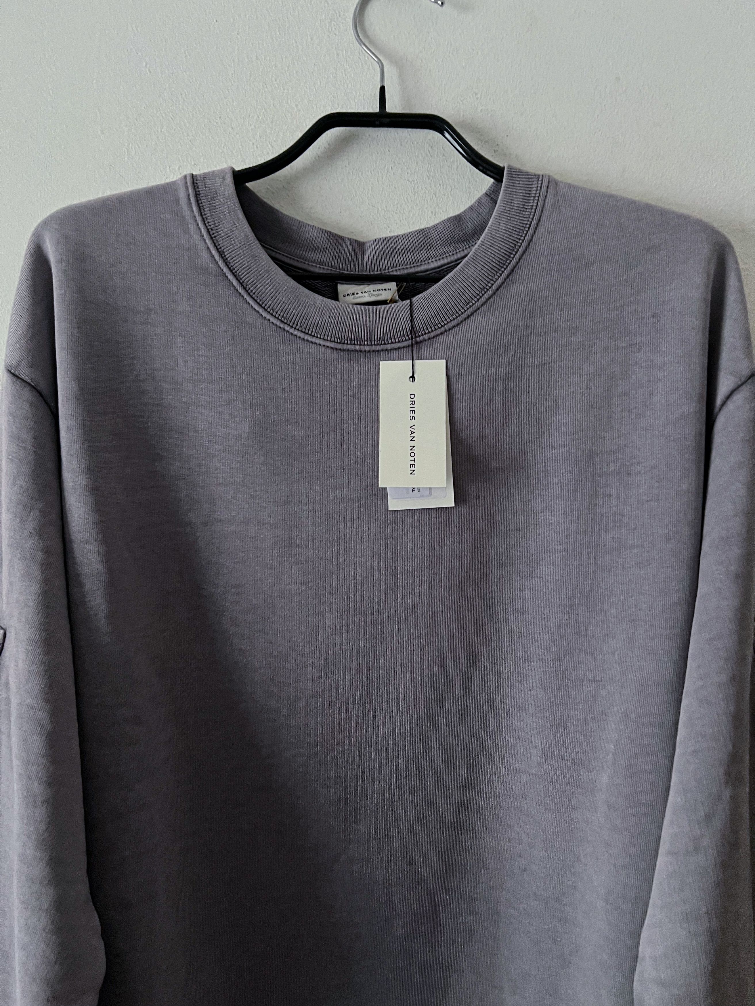 Dries Van Noten Dries Van Noten Sweatshirt Jersey Faded Size US XL / EU 56 / 4 - 5 Thumbnail