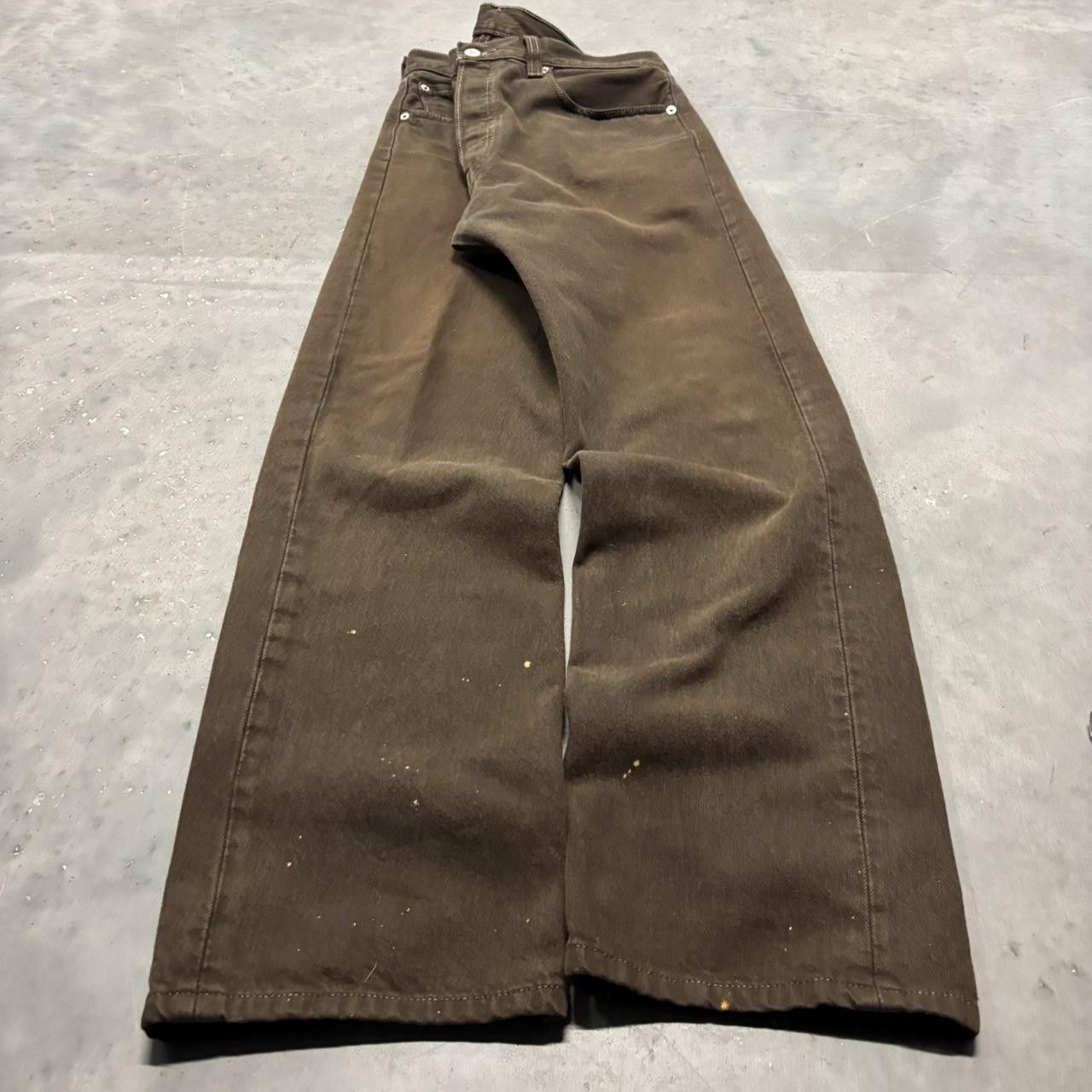 Levi's × Vintage Crazy Vintage Y2K/2000s Brown Levi’s 501 Essential Denim Jeans! Size US 32 / EU 48 - 3 Thumbnail