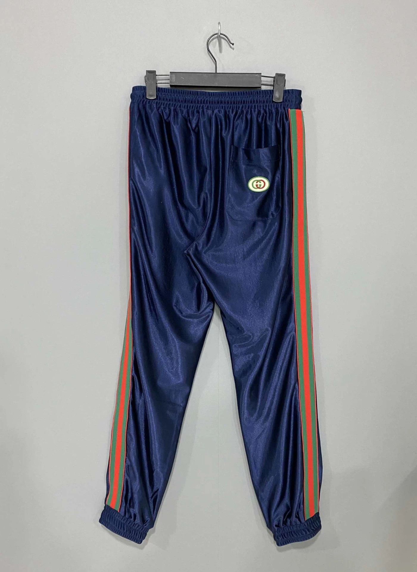 Gucci Gucci embroidered logo drawstring pants size S Size US 30 / EU 46 - 1 Thumbnail