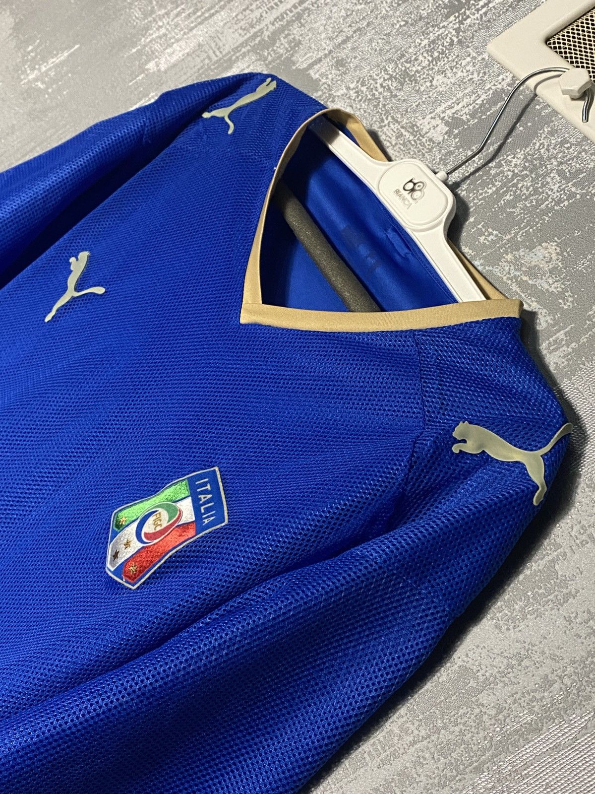 Puma × Vintage Italy Puma Soccer Football Jersey National Team 2006 Vintage Size US XXL / EU 58 / 5 - 2 Thumbnail