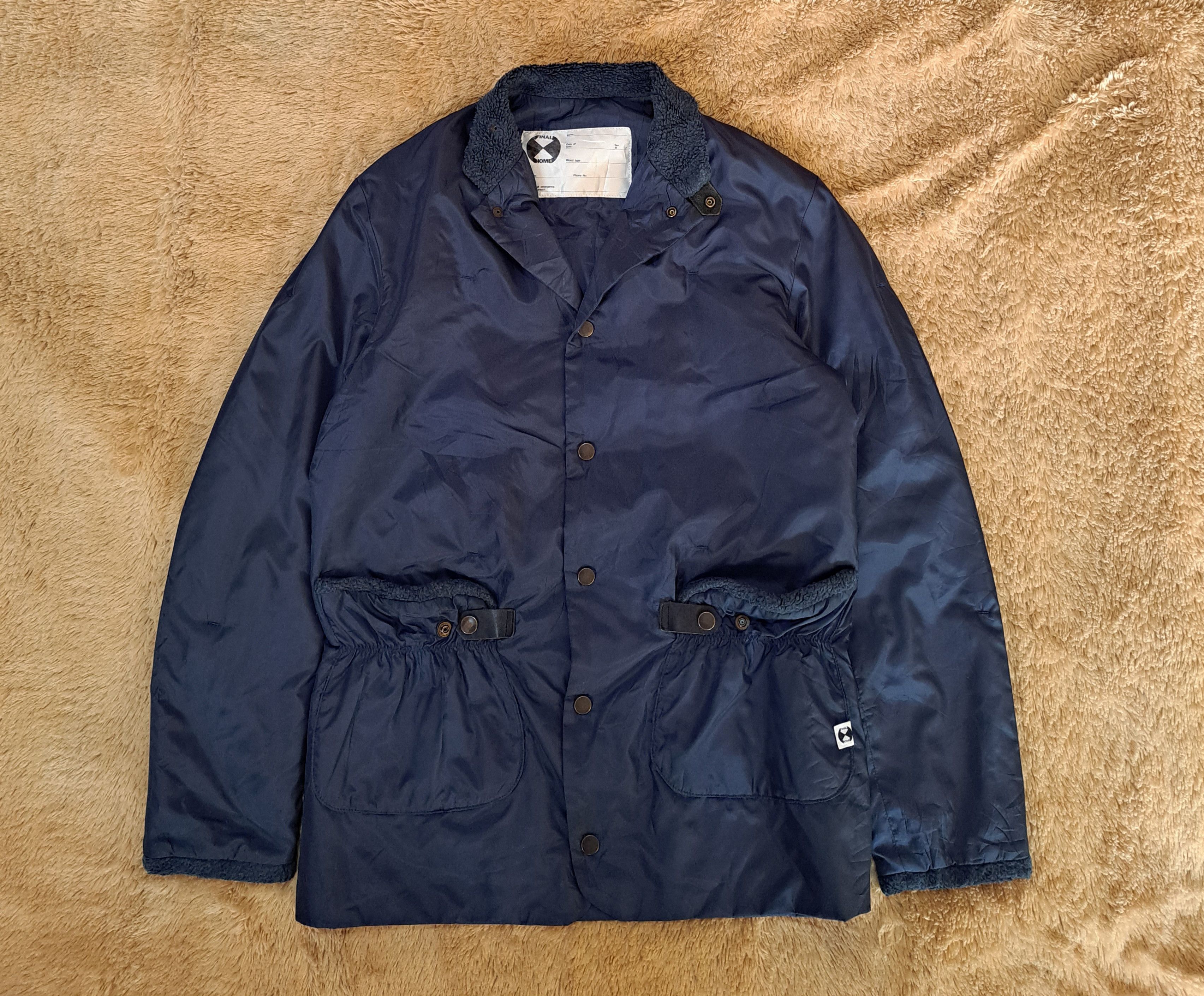image of Archival Clothing x Final Home Vintage Final Home Nylon Jacket in Navy, Men's (Size Medium)