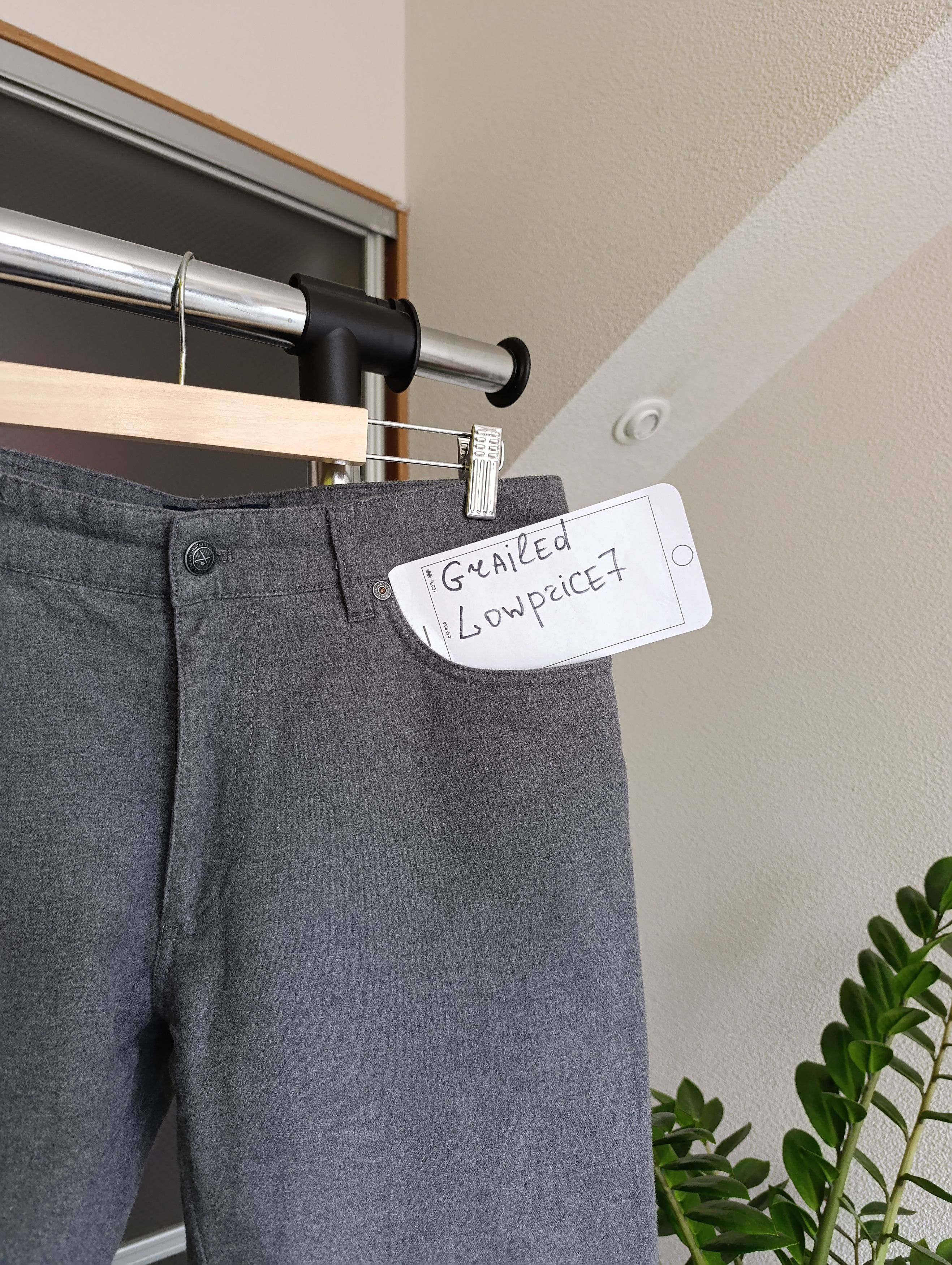Designer × Hackett Hackett Flannel logo-patch straight-leg Trousers Size US 30 / EU 46 - 8 Thumbnail