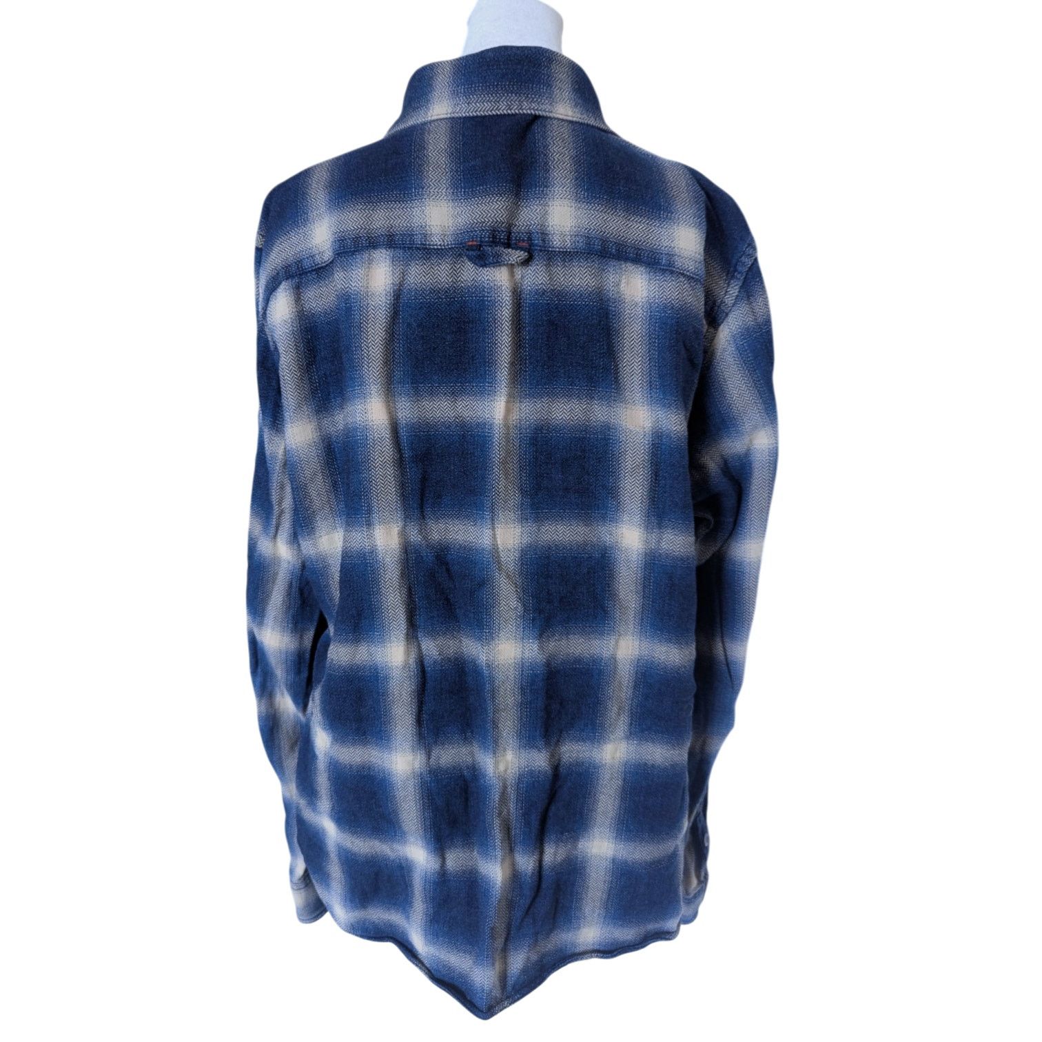 Other Dovetail Workwear Given Workwear Blue Plaid Button Down Size L / US 10 / IT 46 - 4 Thumbnail