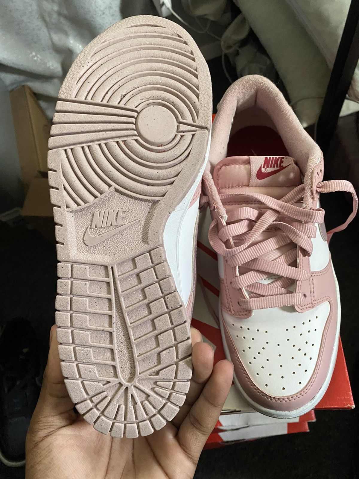 Nike Nike dunk low Pink Velvet Size US 7 / IT 37 - 9 Thumbnail