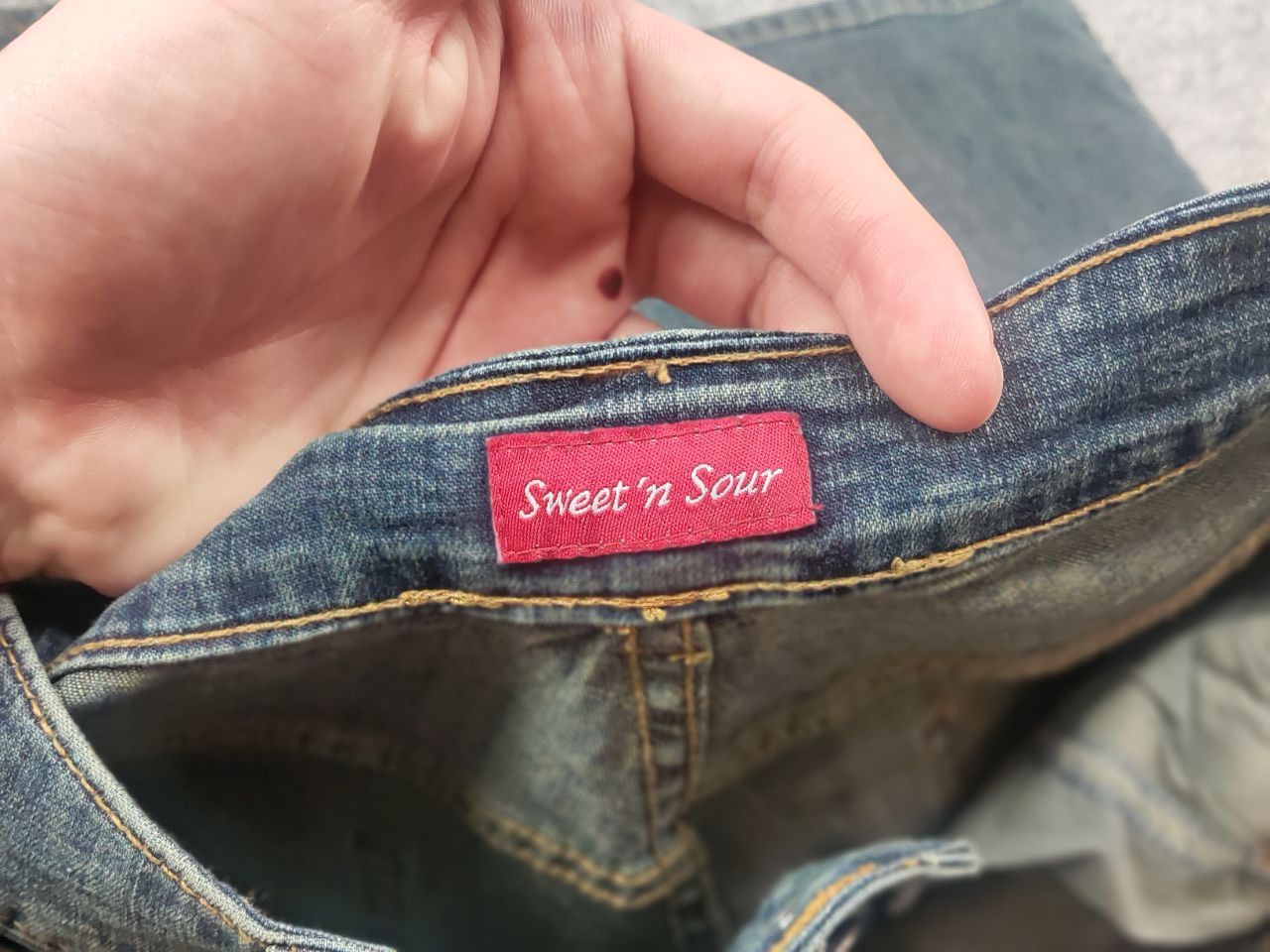 If Six Was Nine Vintage Y2K Flared Jeans Dark if six was nine LGB Opium Size 29" - 12 Thumbnail