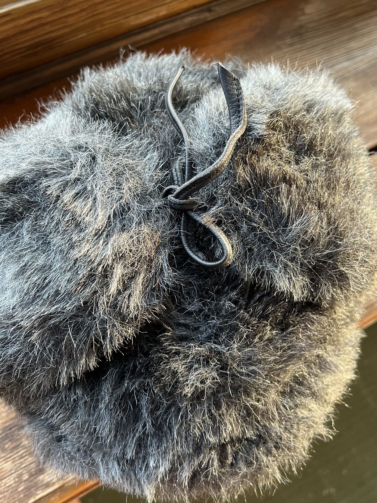 Hat Club Y2K Faux Fur Ushanka Vintage Fuzzy Trapper Hat Huge Size ONE SIZE - 11 Thumbnail