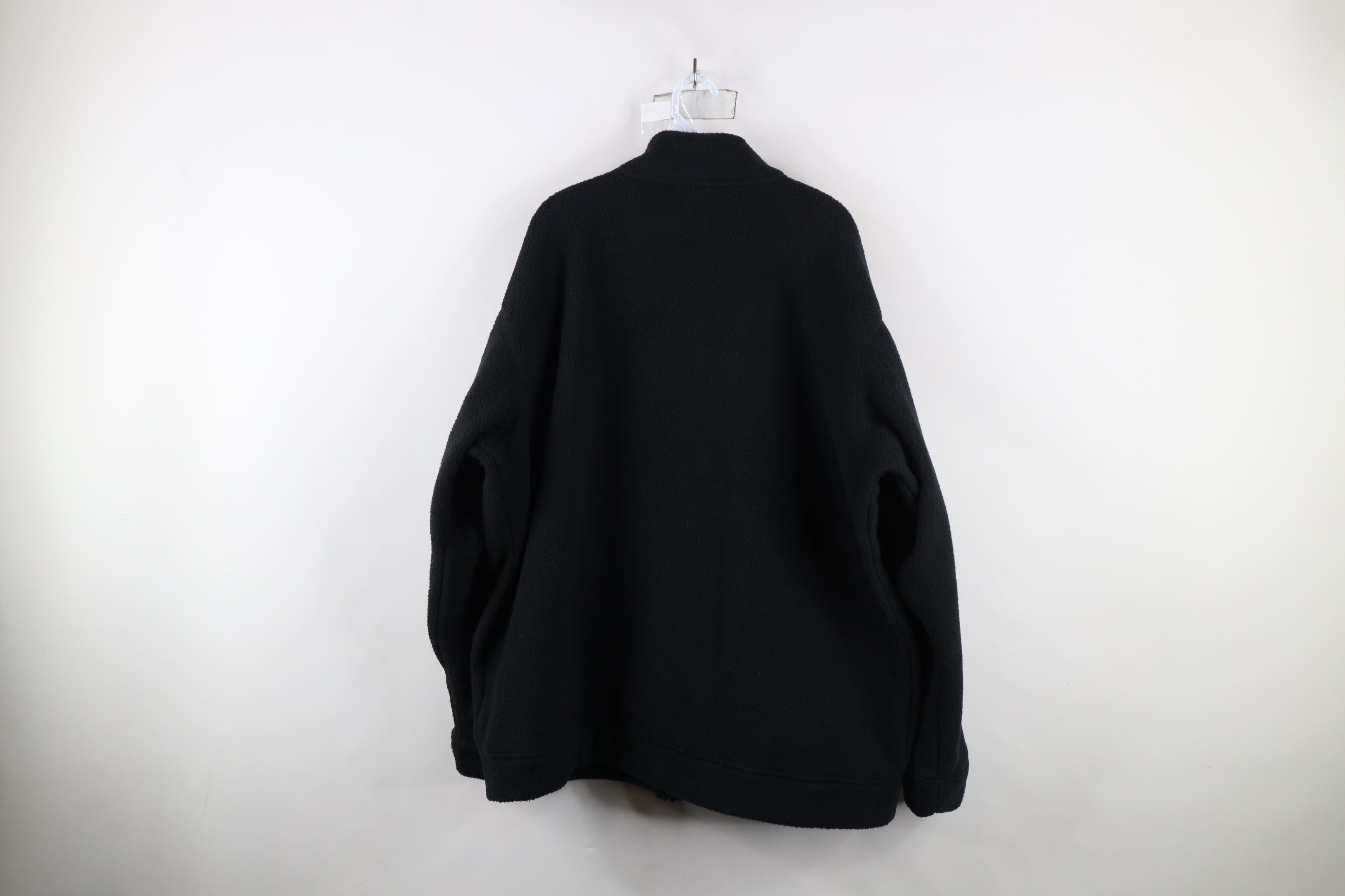 Orvis × Vintage New Orvis Spell Out Deep Pile Fleece Full Zip Jacket Black Size US XXL / EU 58 / 5 - 10 Thumbnail