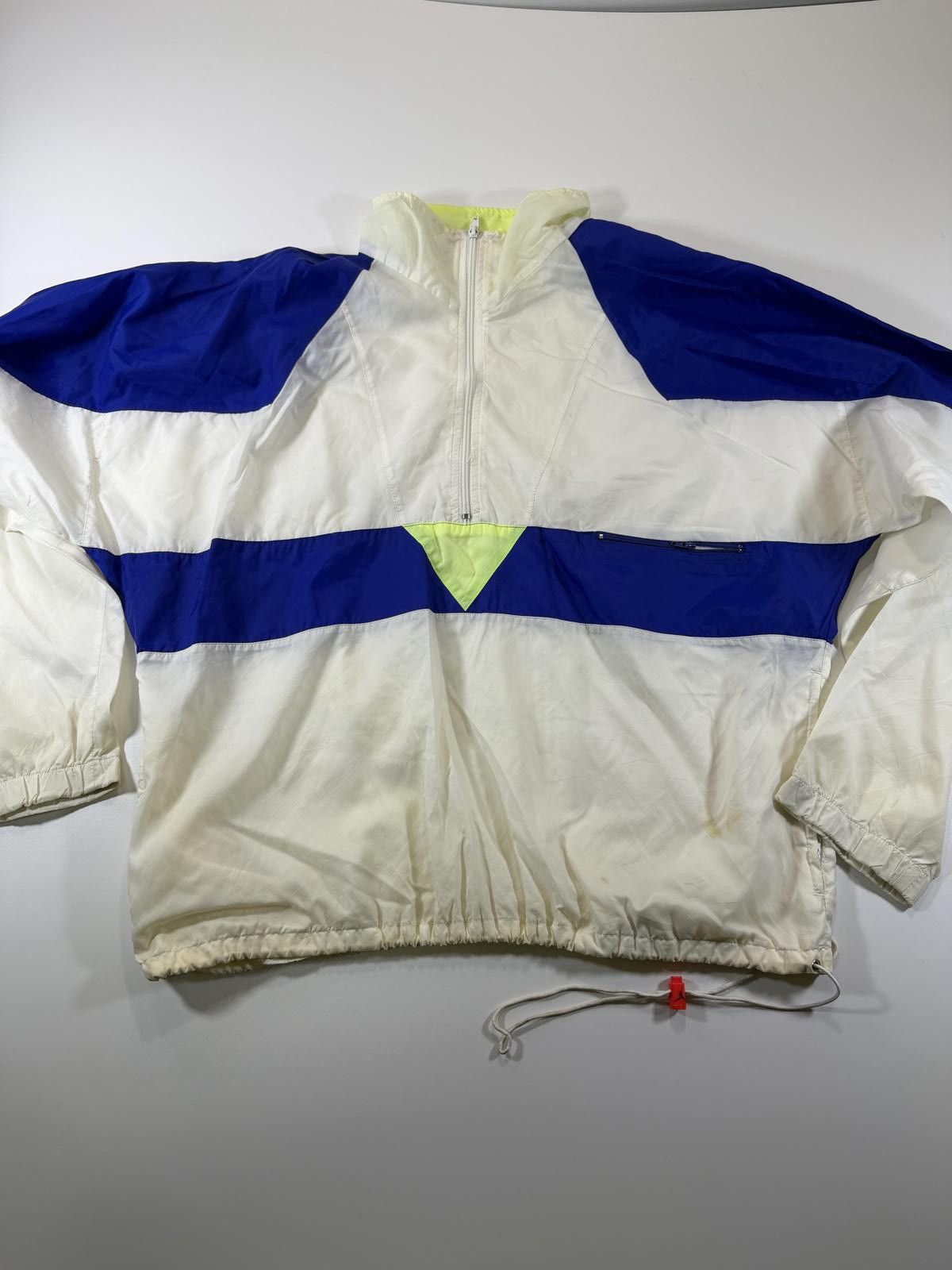 Unknown London Vintage Nike White and Blue Windbreaker Jacket Size US L / EU 52-54 / 3 - 1 Thumbnail