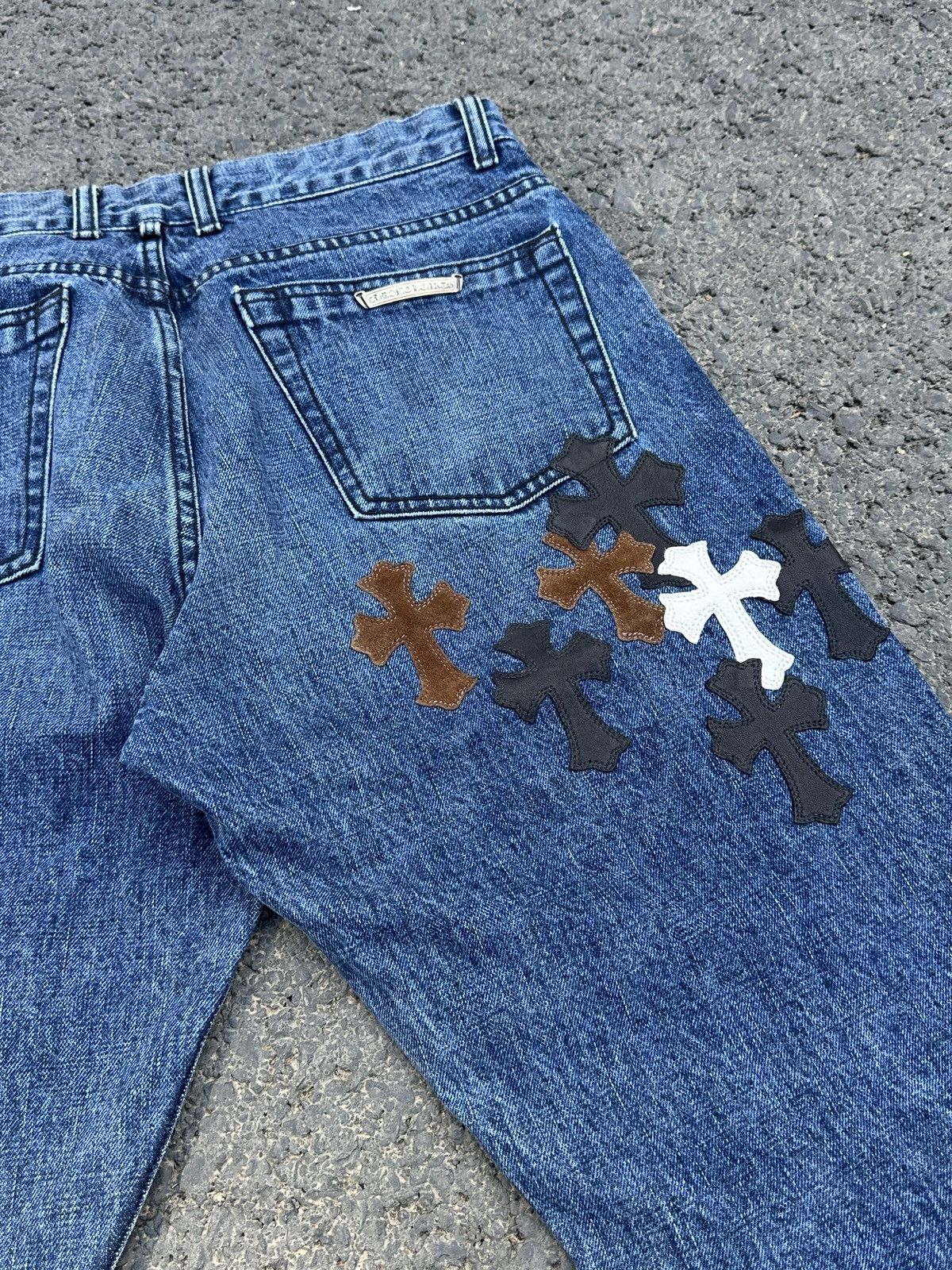 Chrome Hearts Chrome Hearts Blue Patch Jeans Size US 34 / EU 50 - 9 Thumbnail