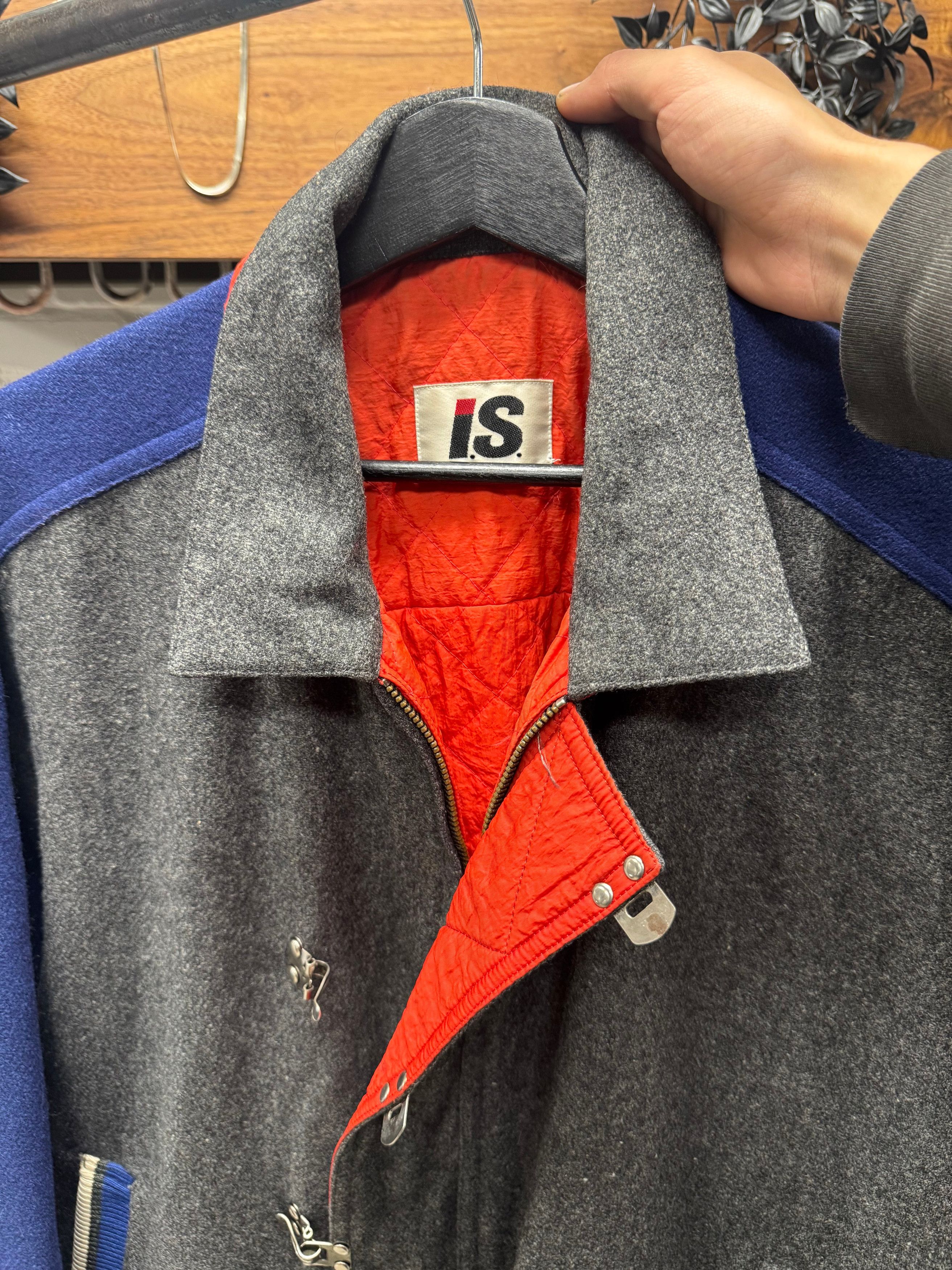 Issey Miyake 1984 Issey Miyake ‘I.S. Team’ Sport Logo ‘Ski-Binding Closure’ Varsity Jacket Size US L / EU 52-54 / 3 - 3 Thumbnail