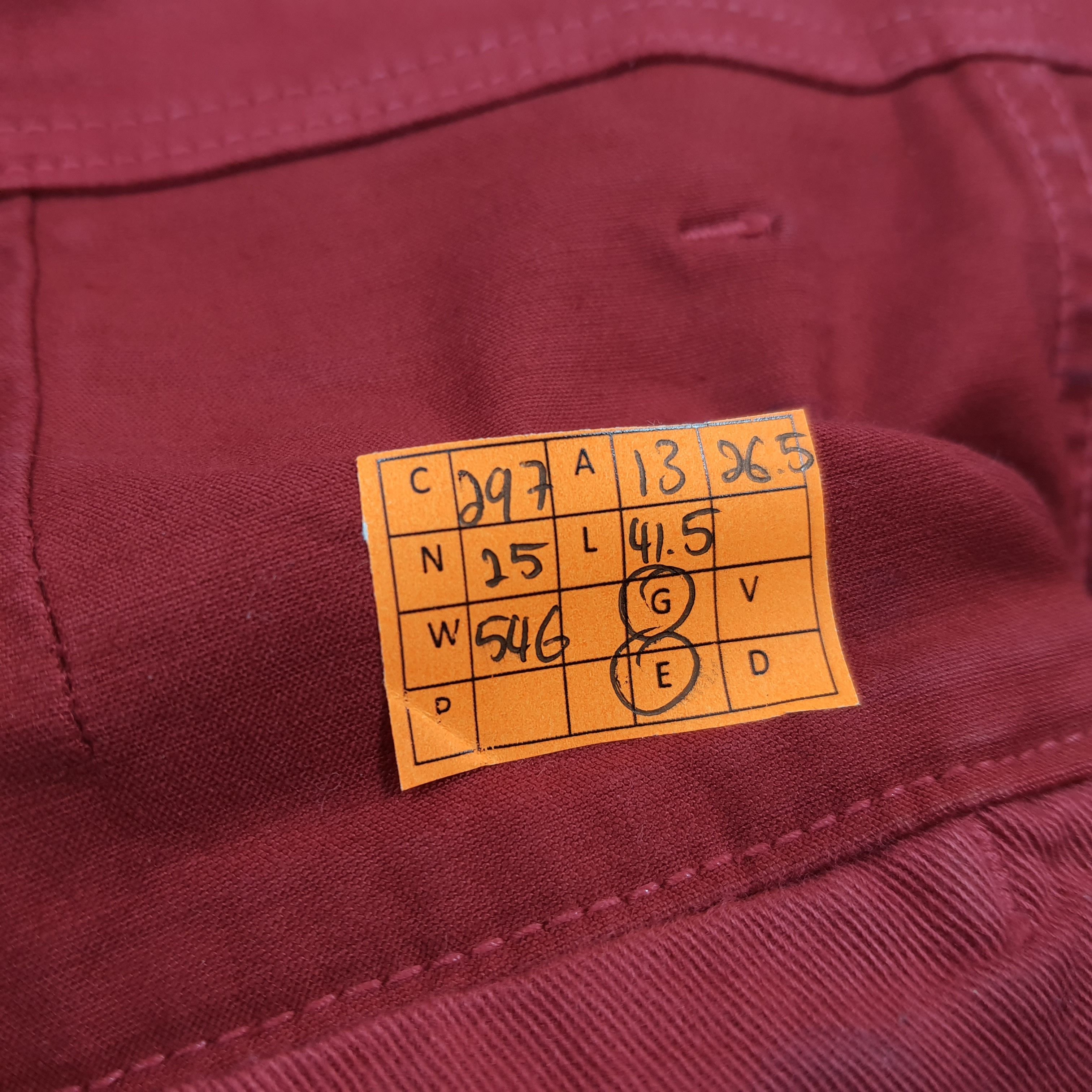 Kapital KAPITAL Japan Red Cotton Tencel Stretch Pants C297N25 Size 26" / US 2 / IT 38 - 12 Thumbnail