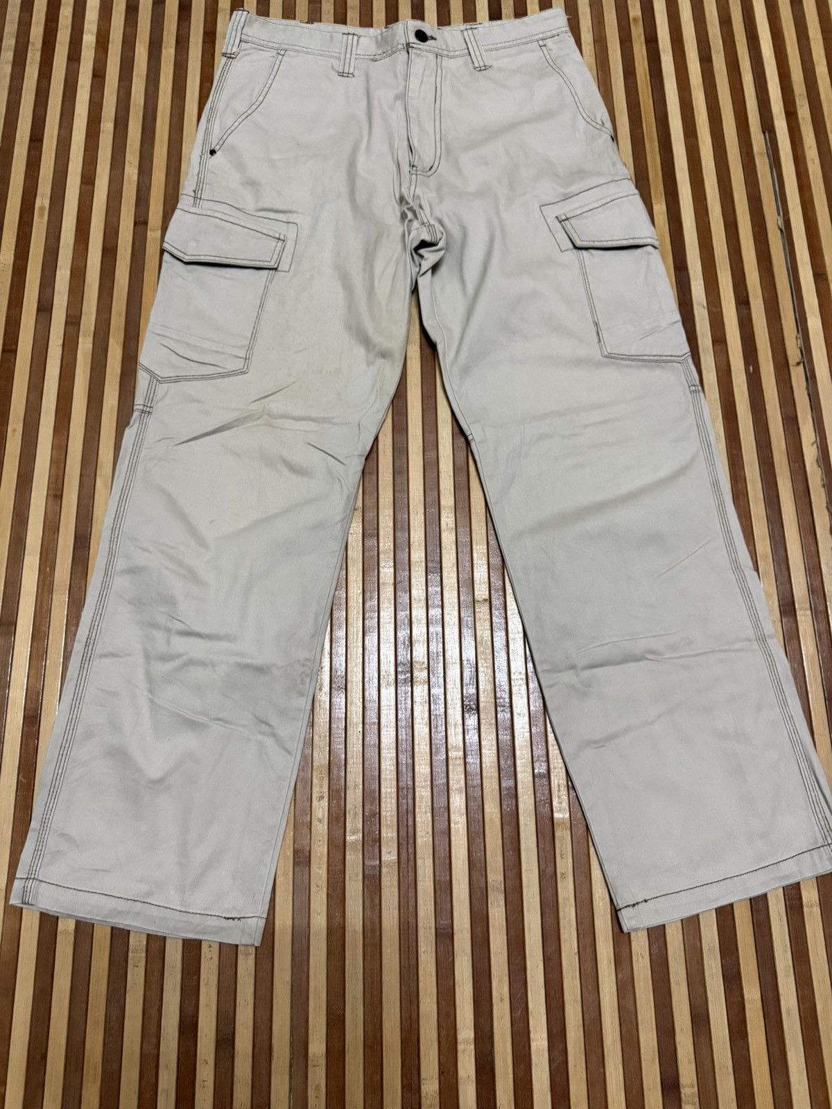 Japanese Brand EVENRIVER Cargo Pants Streetwear Multipocket W32X30.5 Size US 32 / EU 48 - 3 Thumbnail