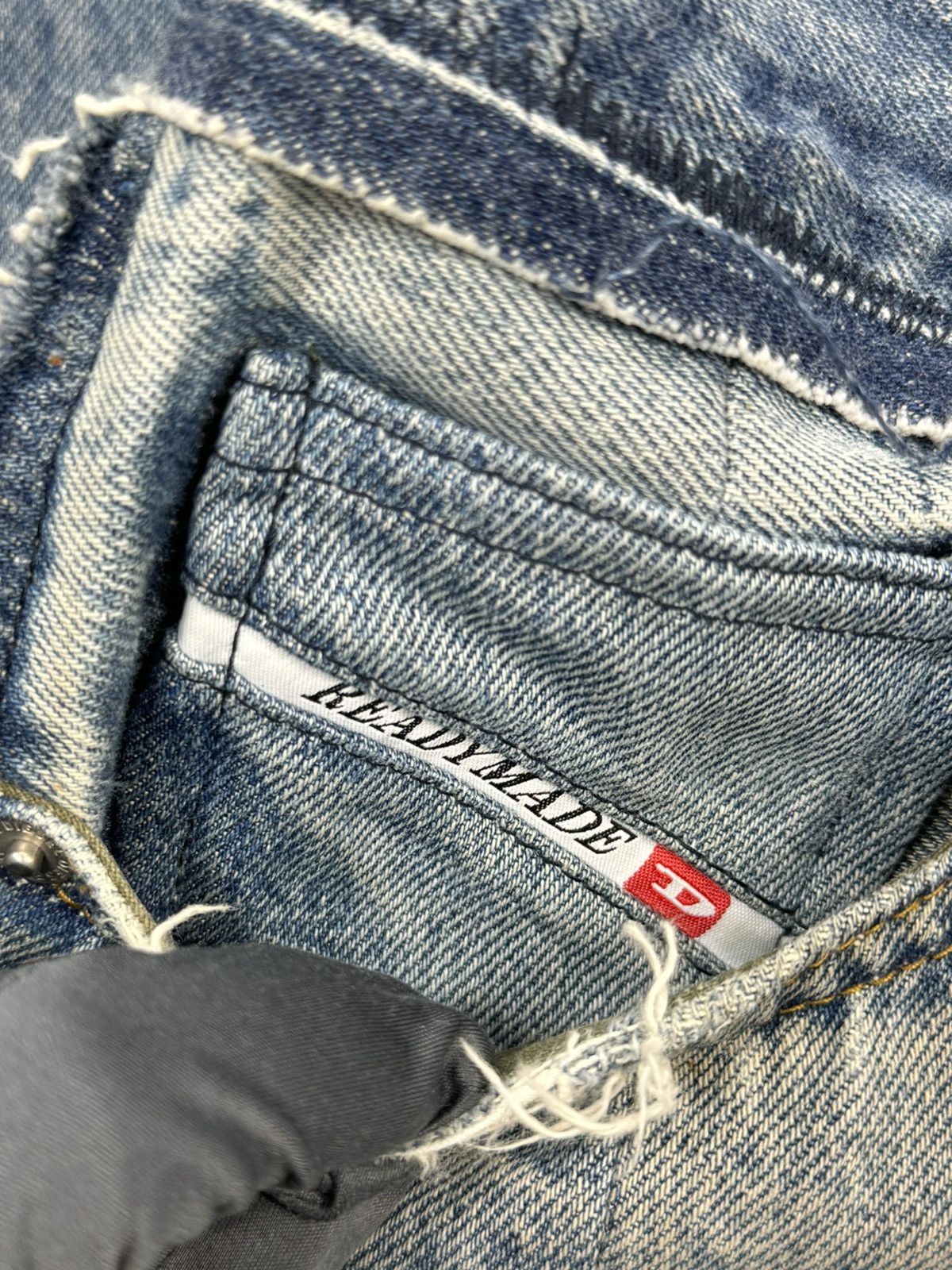 READYMADE x DIESEL DISTRESSED DENIM JEANS Size US 34 / EU 50 - 6 Thumbnail