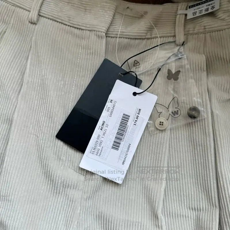 Max Mara MaxMara Women's Casual Cotton Trousers in White . Size 22" - 9 Thumbnail