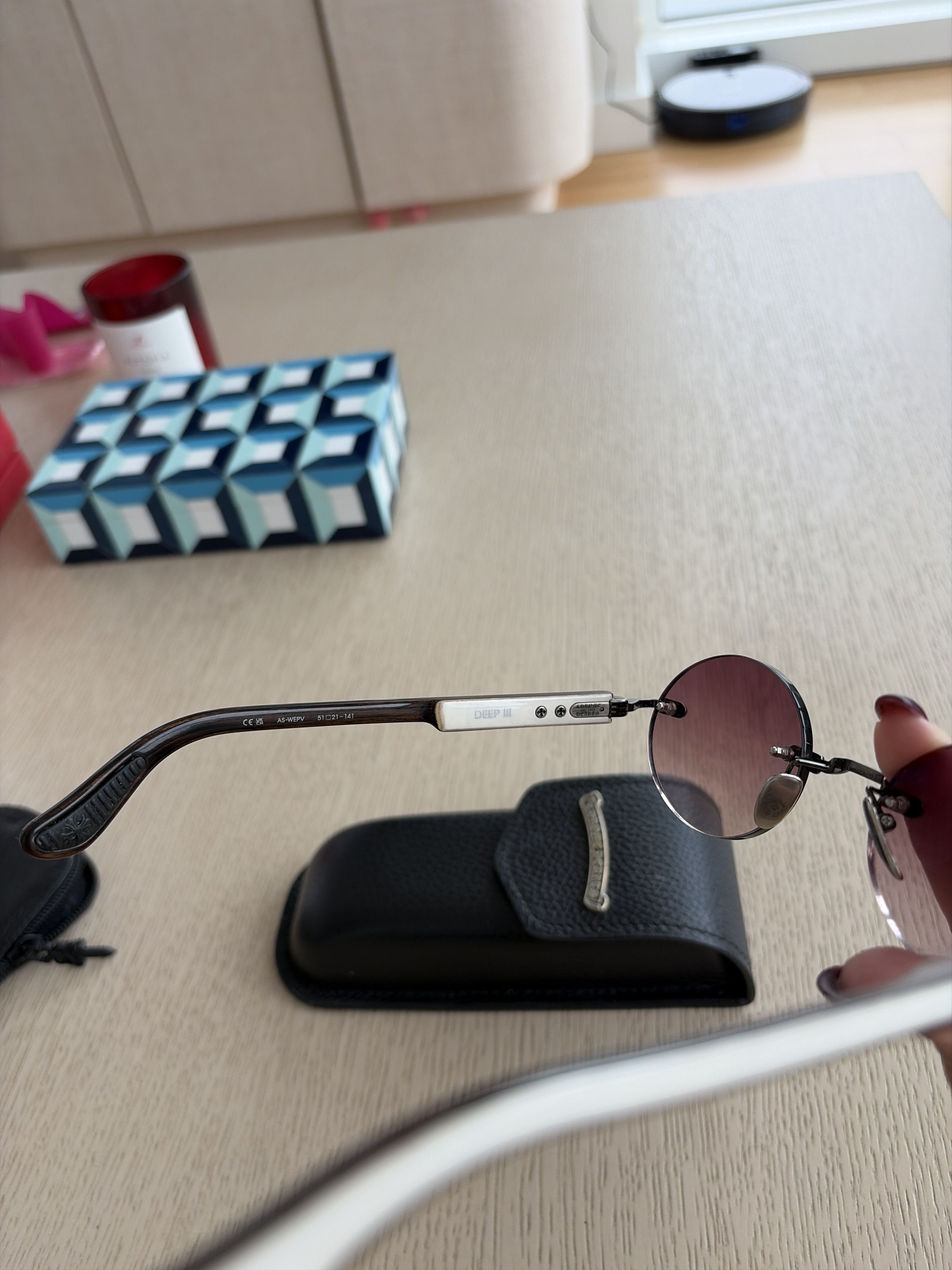 Chrome Hearts Deep III Chrome Heart Sunglasses Size ONE SIZE - 3 Thumbnail