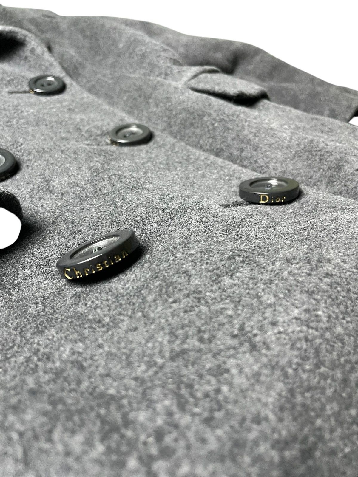 Christian Dior Monsieur × Dior × Hedi Slimane Christian Dior "KBT7A4000" Angora Wool Double Coat Size US M / EU 48-50 / 2 - 11 Thumbnail