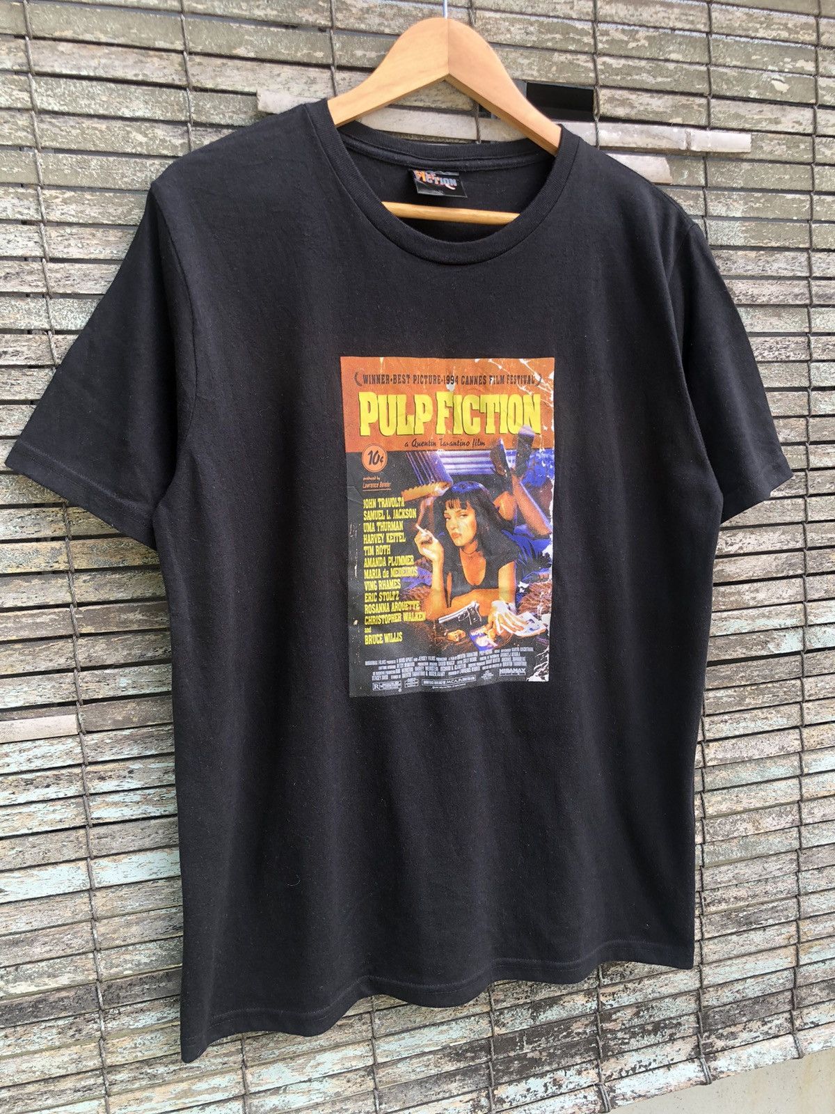 Vintage Vintage Y2K Pulp Fiction Poster Promo Movie Tshirt Size US L / EU 52-54 / 3 - 3 Thumbnail
