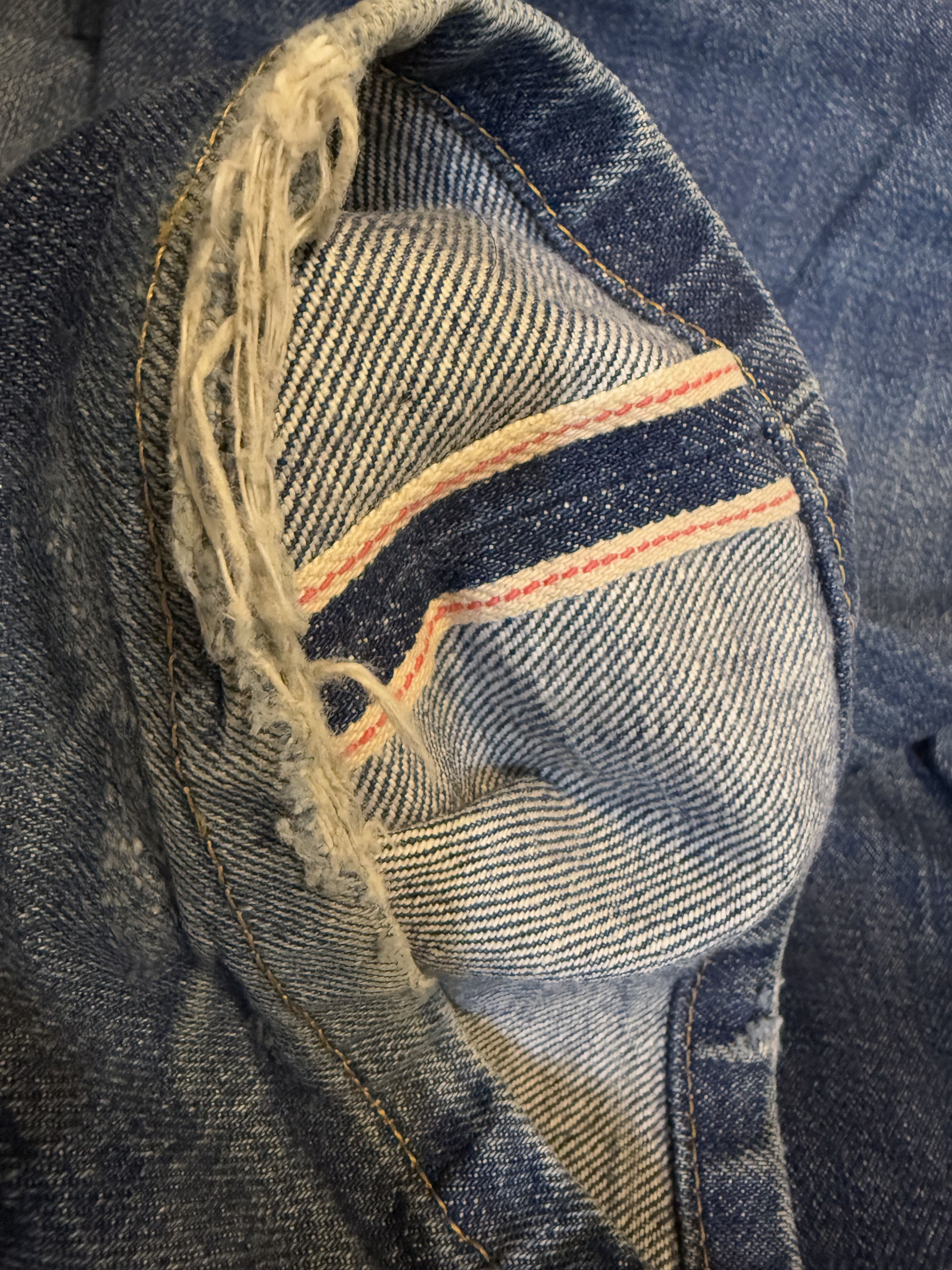 A.P.C. Distressed A.P.C. L'ANGLAISE Selvedge Denim Made in Japan Size US 31 - 5 Thumbnail