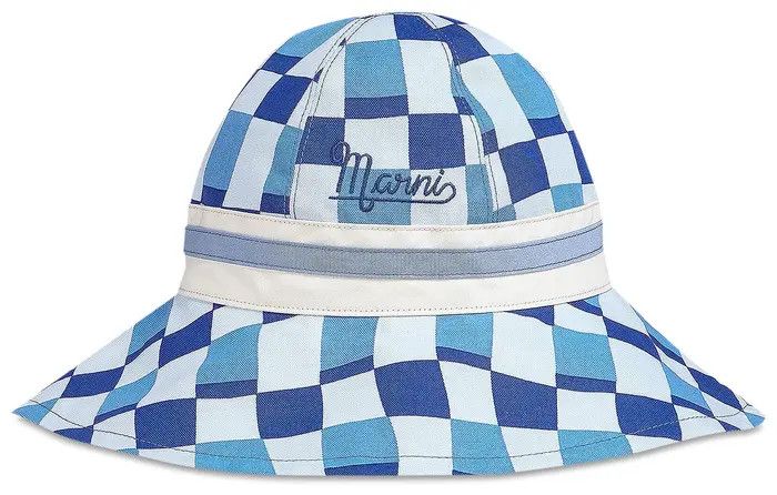 Marni o1y1025 Size : S / Logo Hat / Cap in Blue/White Size ONE SIZE - 1 Thumbnail