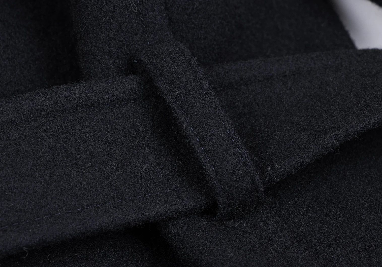 Jean Paul Gaultier Melton Wool Belted Half Coat in Navy Blue Size 3 Size US L / EU 52-54 / 3 - 16 Thumbnail