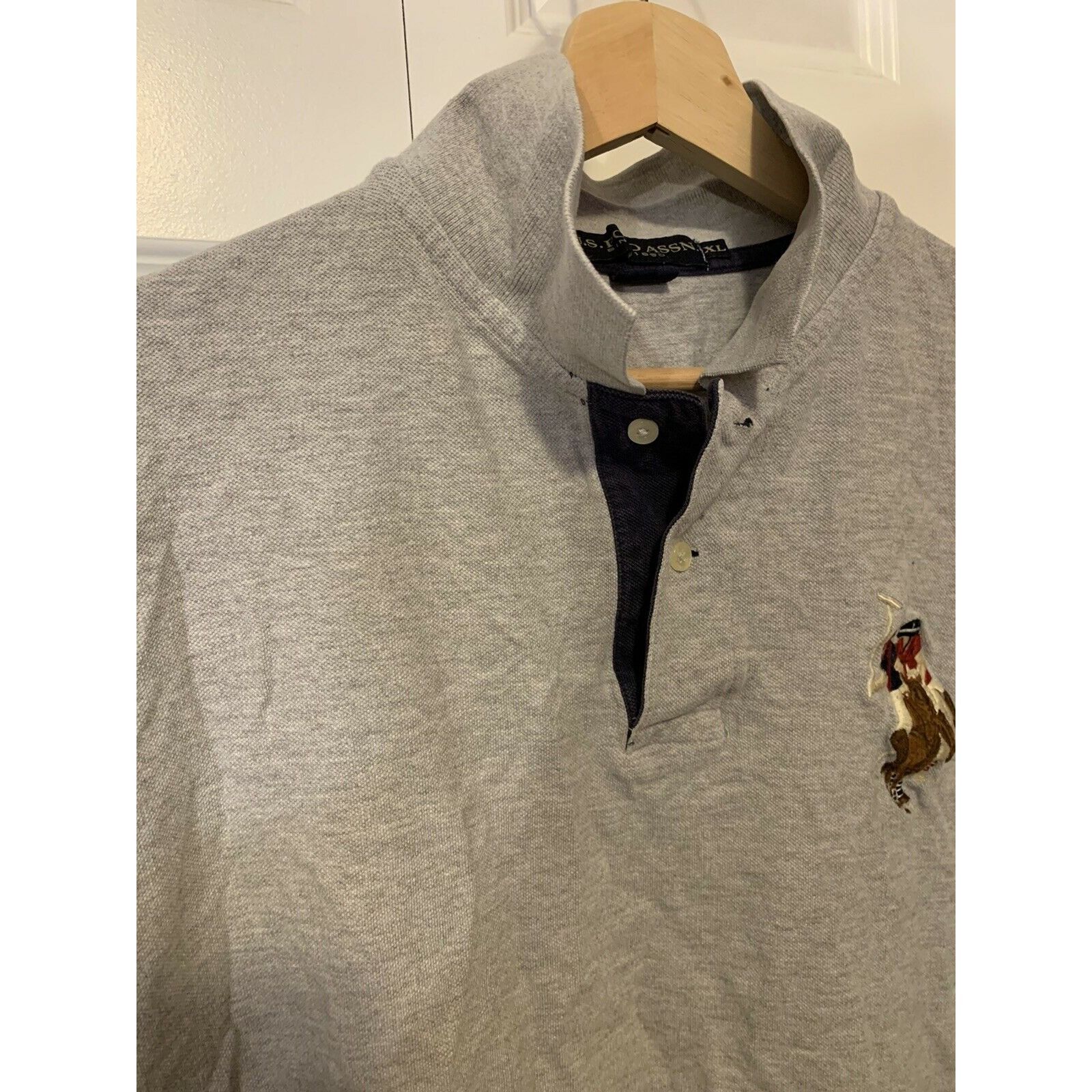 U.S. Polo Assn. US Polo Assn Shirt Men's Sz XL Gray Big Pony Size US XL / EU 56 / 4 - 7 Thumbnail
