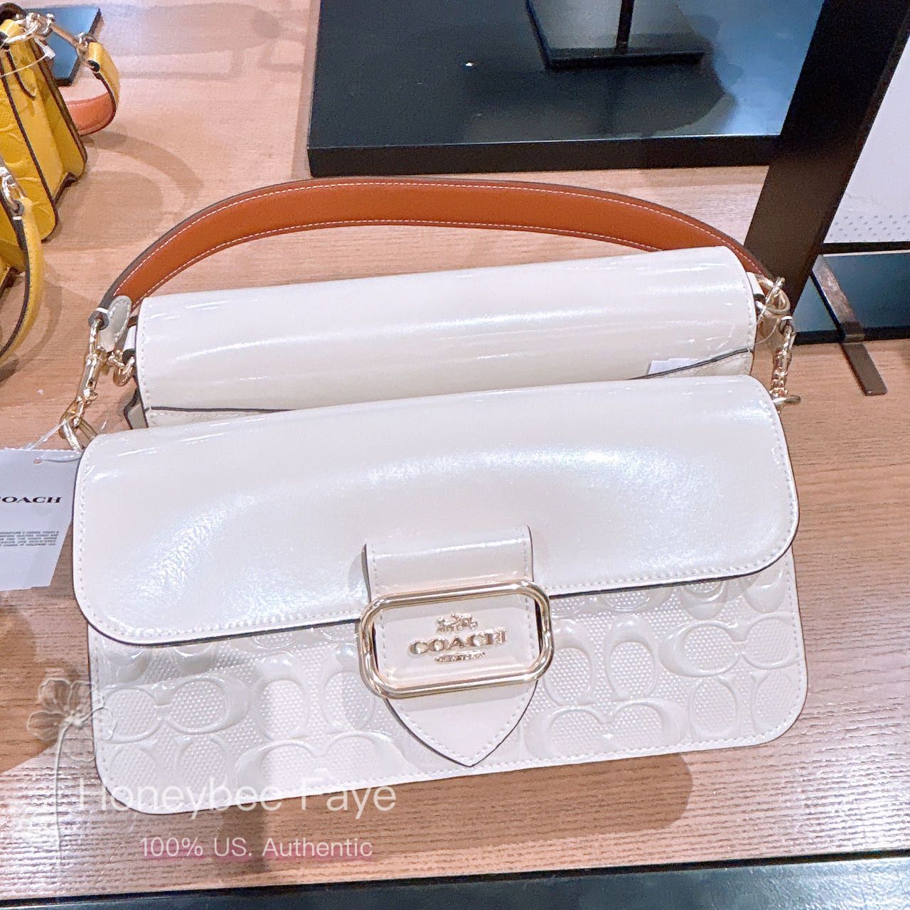 Coach Morgan Shoulder Bag In Signature Leather CT856 Size ONE SIZE - 8 Thumbnail