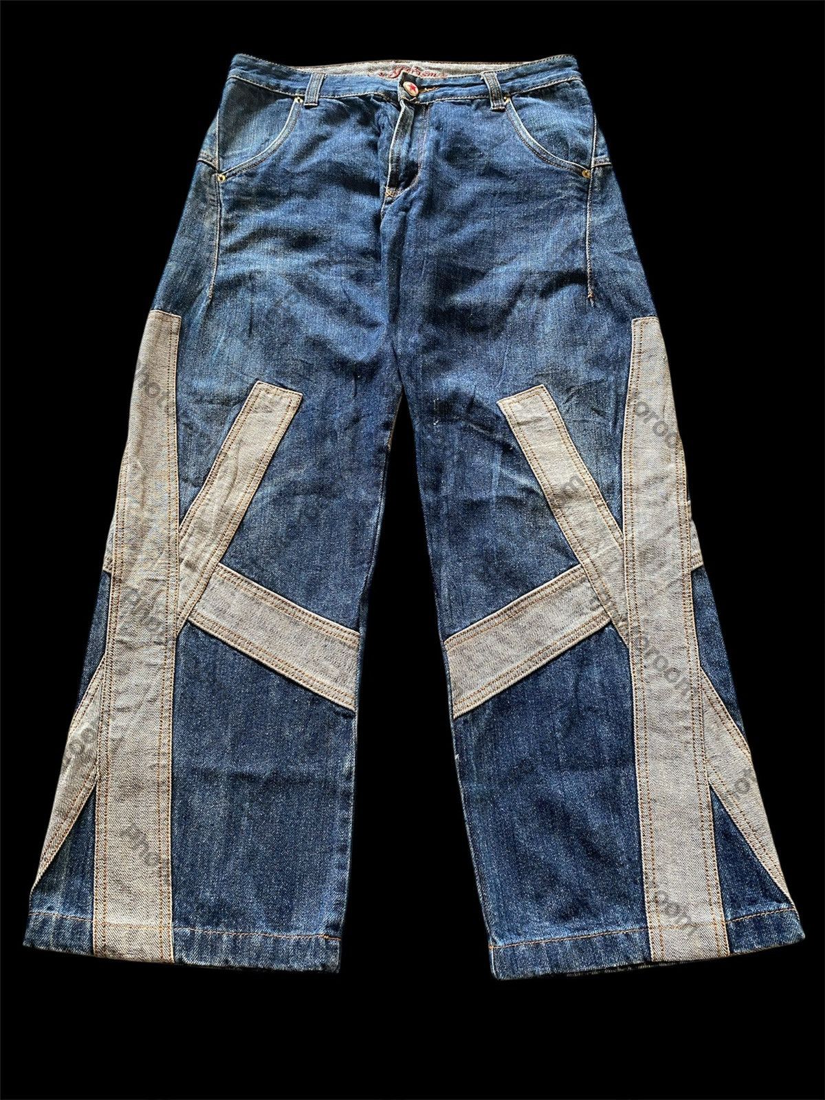 Japanese Brand Baggy Jeans Japanese Fo'ism Wide Leg Size US 32 / EU 48 - 5 Thumbnail