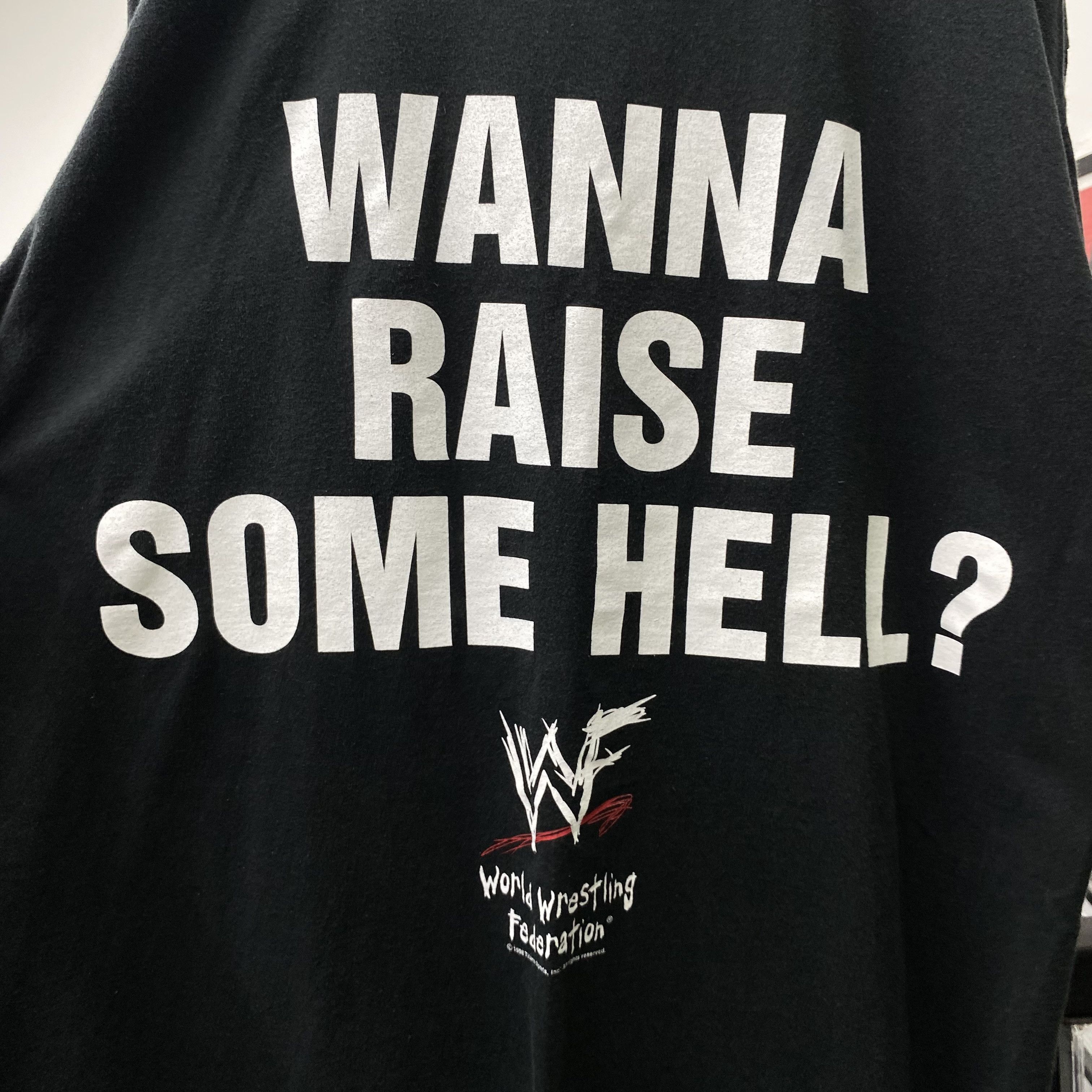 WWF Stone Cold Steve Austin Vintage 1998 WWF Shirt Size US XL / EU 56 / 4 - 2 Thumbnail