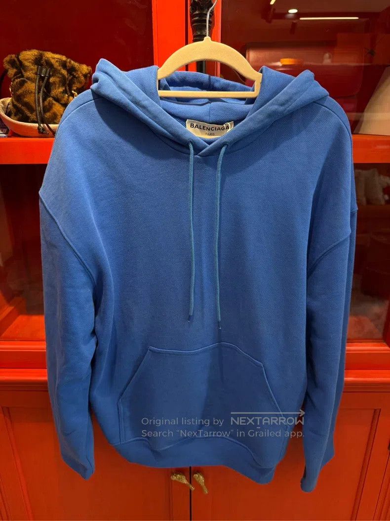 Balenciaga Balenciaga Blue Sweatshirt Size US M / EU 48-50 / 2 - 1 Thumbnail