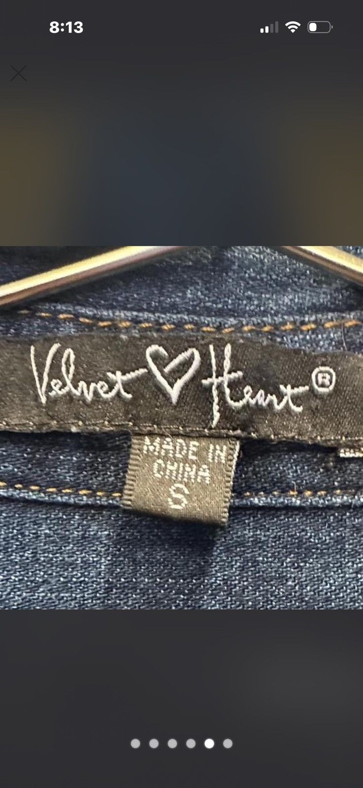 Other Velvet Heart Denim dress Size S / US 4 / IT 40 - 5 Thumbnail