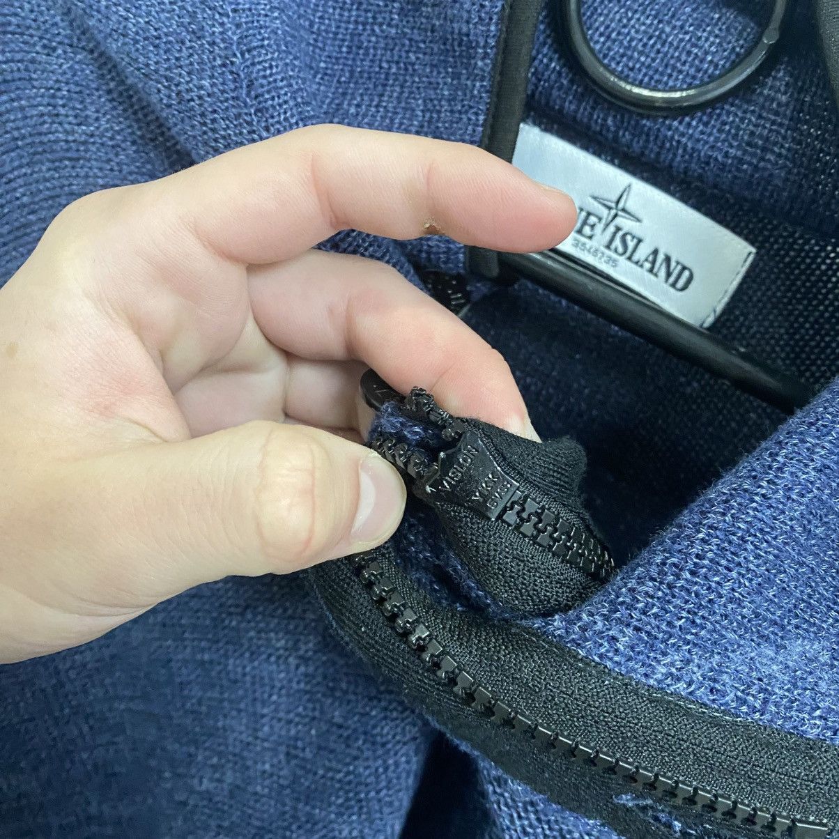 Stone Island Vintage Stone Island Half Zip 1/3 Button Up Zip Hoodie Size US L / EU 52-54 / 3 - 10 Thumbnail