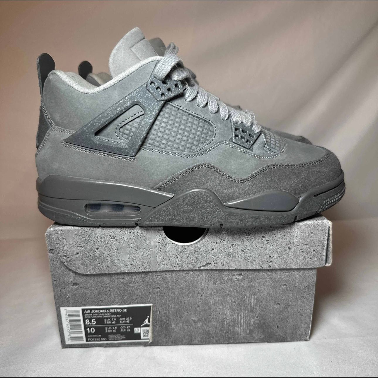 Jordan Brand × Nike Size 8.5 - Nike Air Jordan 4 Retro SE Wet Cement Men's Shoes Size US 8.5 / EU 41-42 - 1 Thumbnail