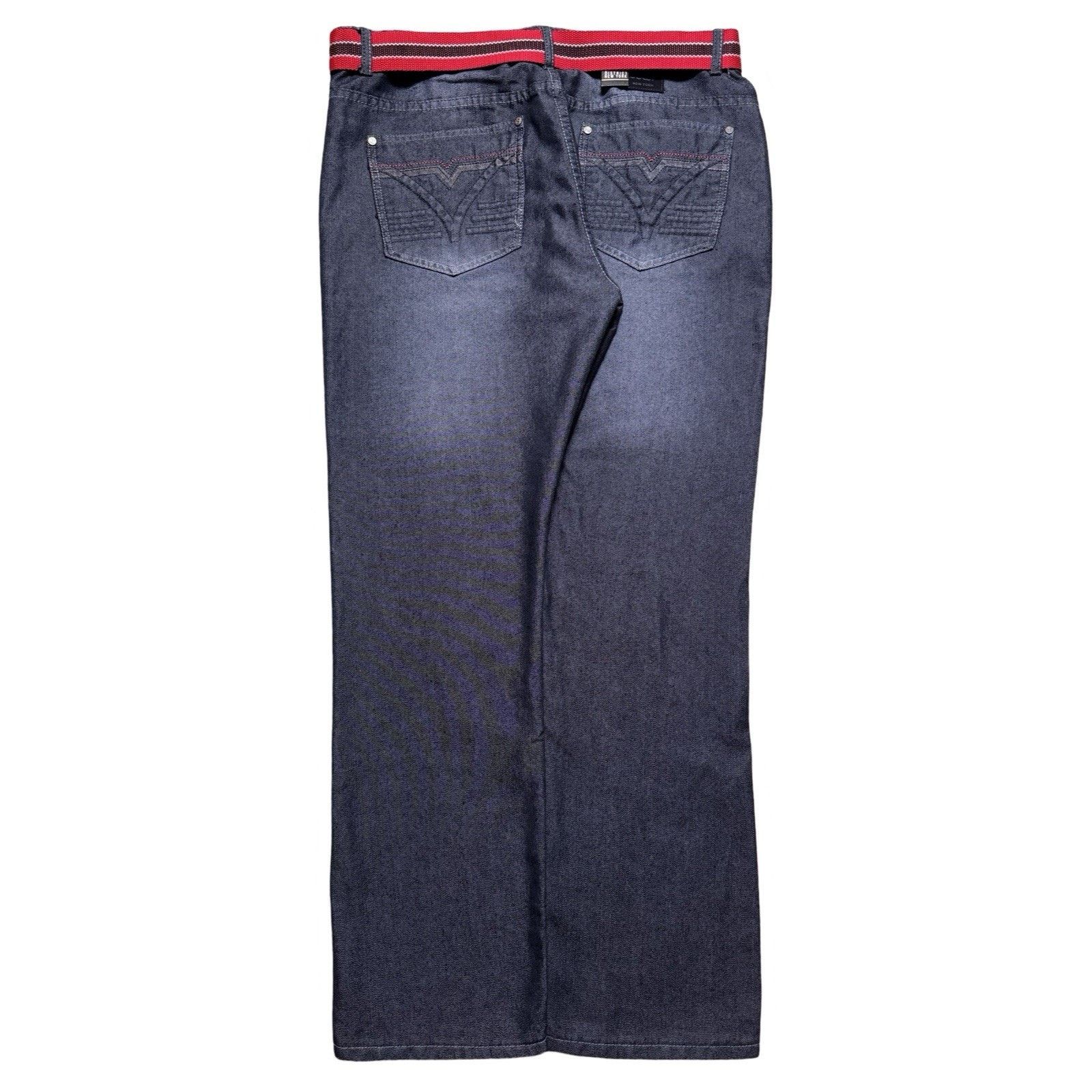 Other Vintage Y2K LR Scoop Dark Wash Baggy Loose Fit Jeans 40 X 32 Size US 40 / EU 56 - 2 Thumbnail