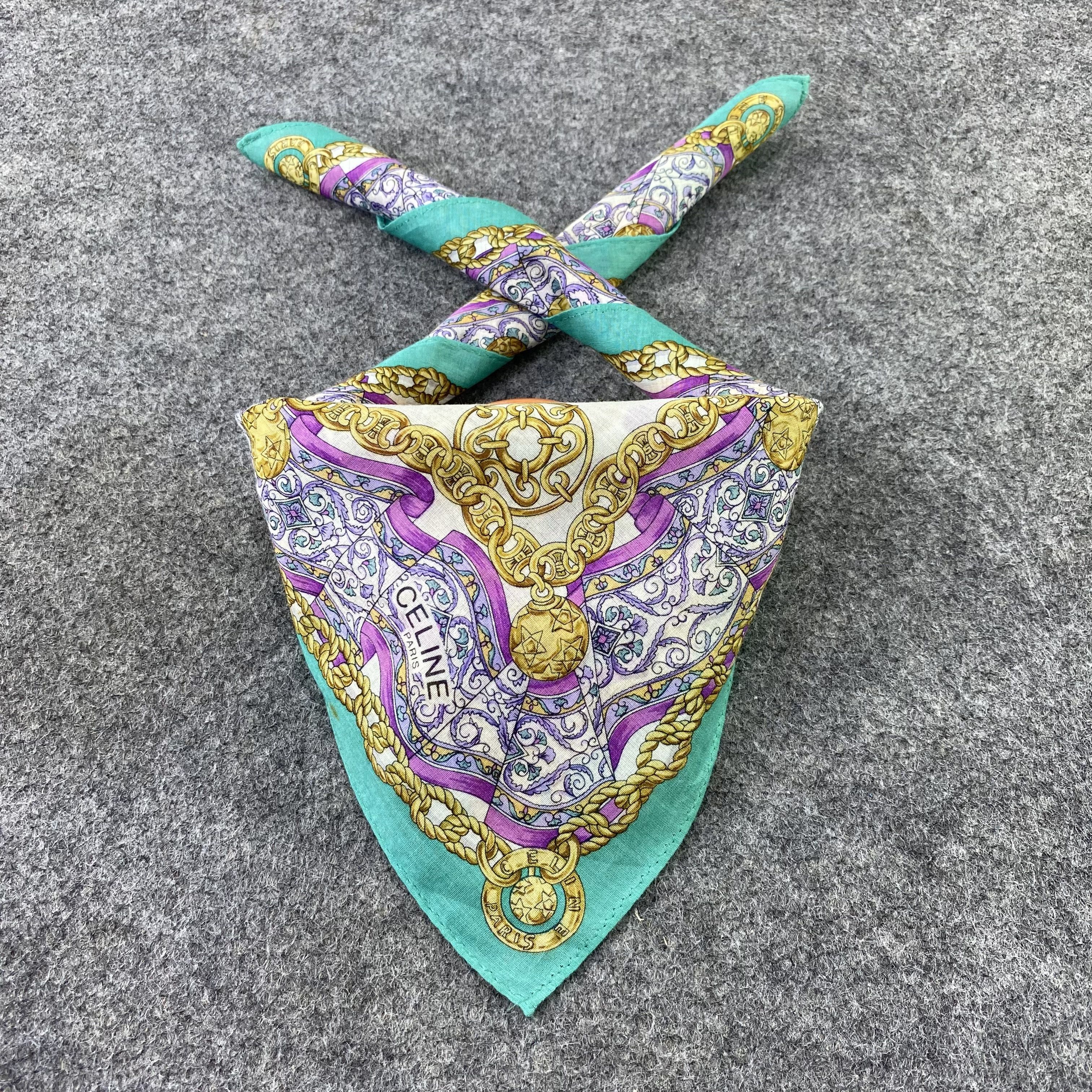 Celine Celine Handkerchief / Bandana / Neckerchief -B701 Size ONE SIZE - 2 Thumbnail