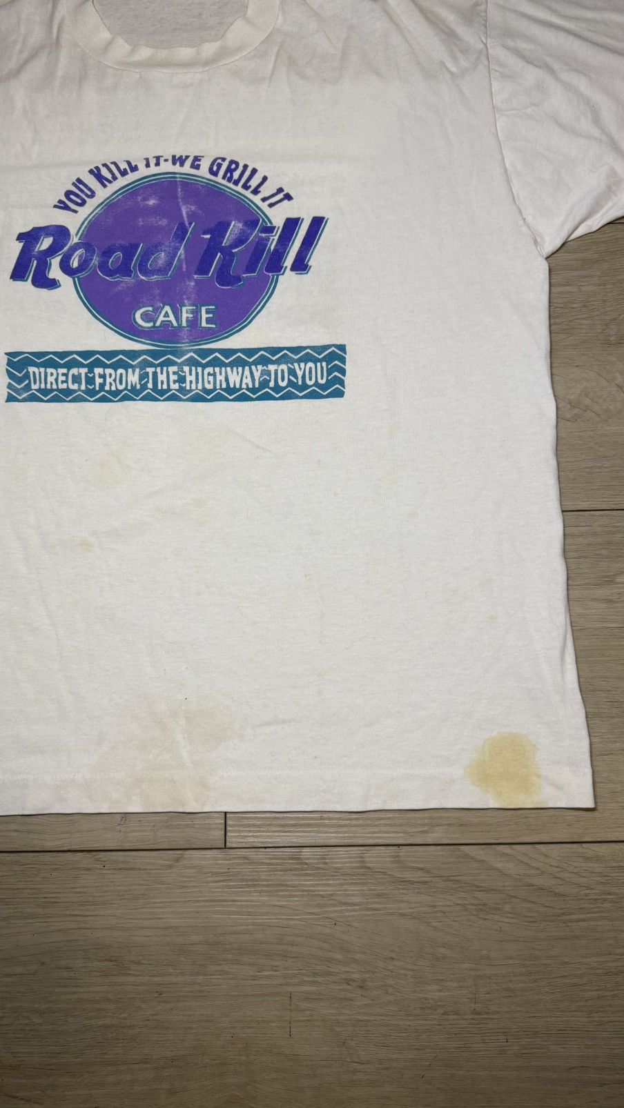 Other Vintage / Y2K Road Kill Cafe Humor Shirt Size US XL / EU 56 / 4 - 4 Thumbnail