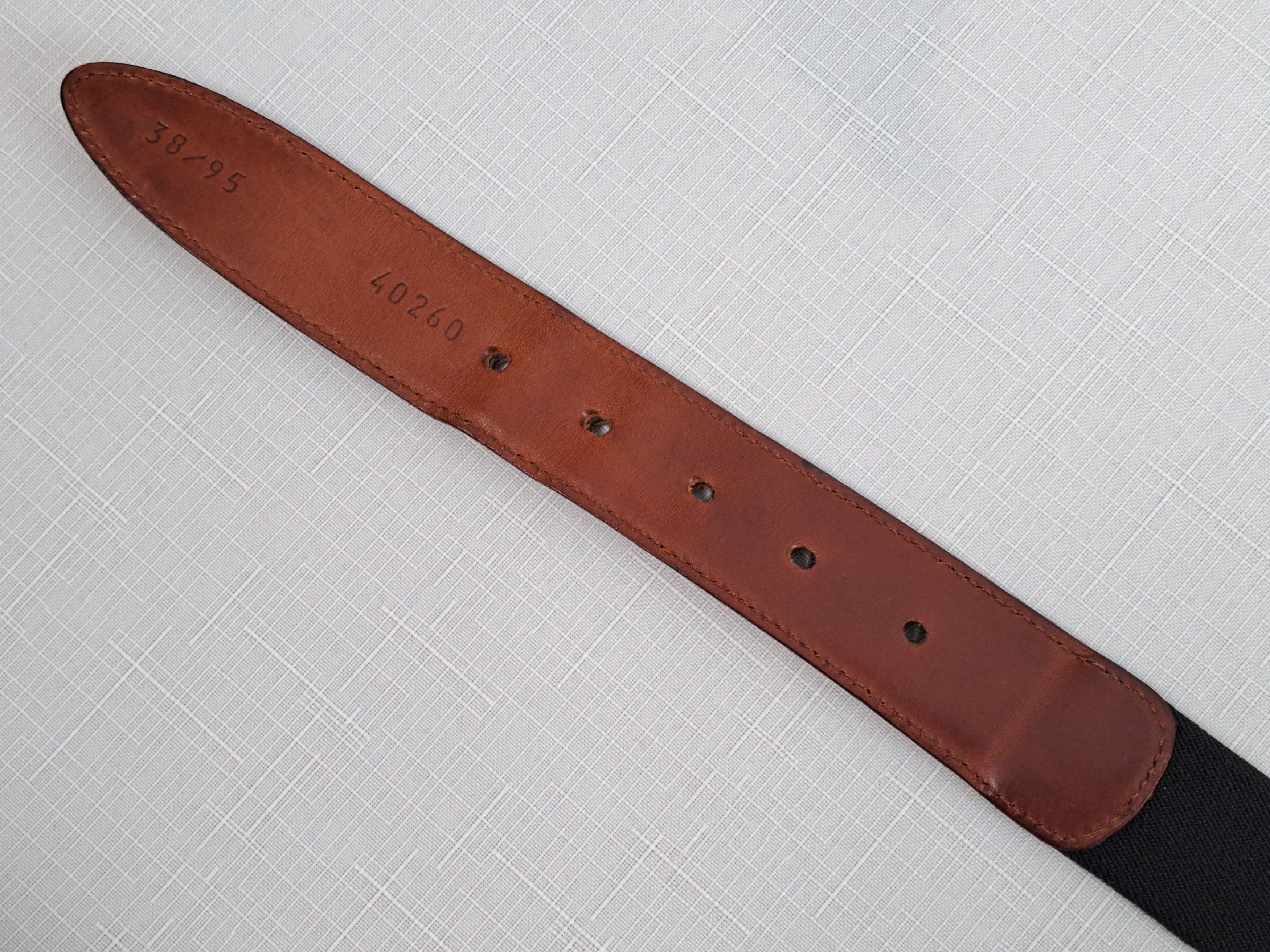 Bally × Vintage Bally vintage leather/elastic fabric belt. Size ONE SIZE - 15 Thumbnail
