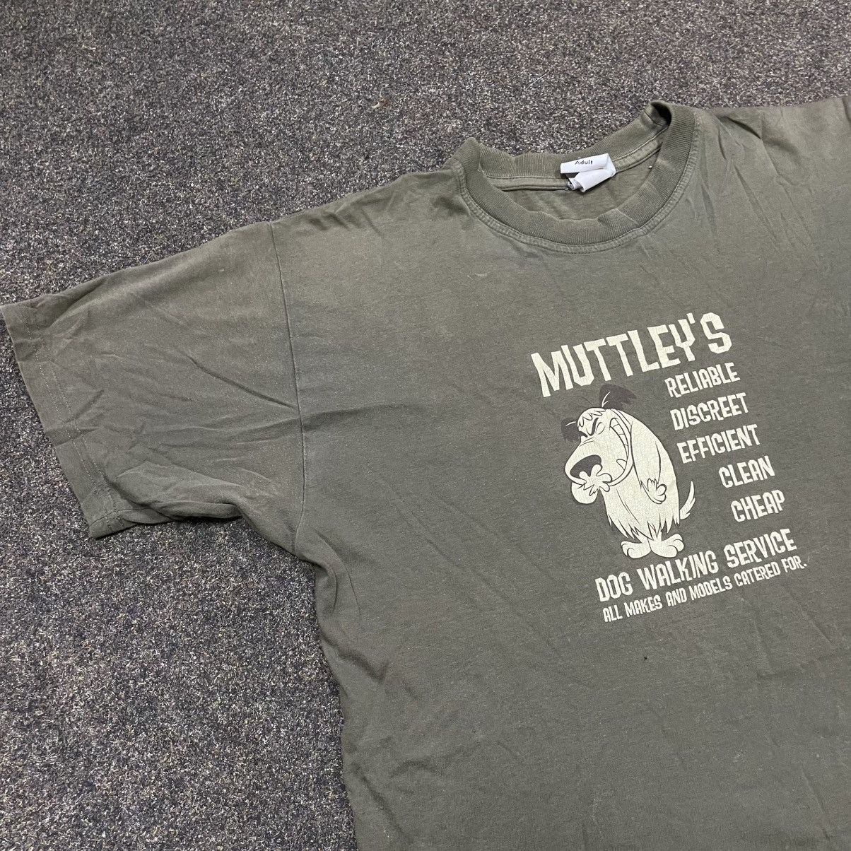Gildan Vintage Y2K Muttley “ Dog Walking Service “ FUNNY BuyTee Size US M / EU 48-50 / 2 - 2 Thumbnail