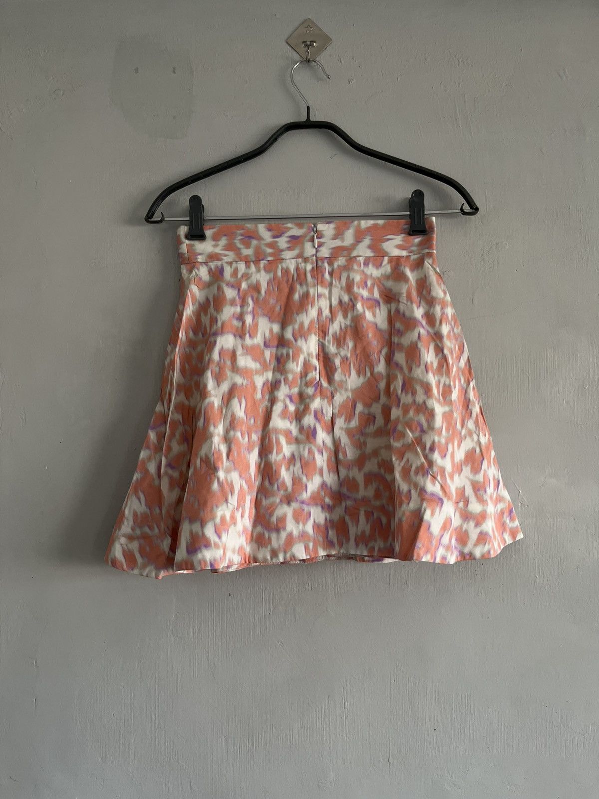 Balenciaga SS14 Balenciaga Cloqué Graphic Print Peach & Purple Size 25" / US 0 / IT 36 - 3 Thumbnail
