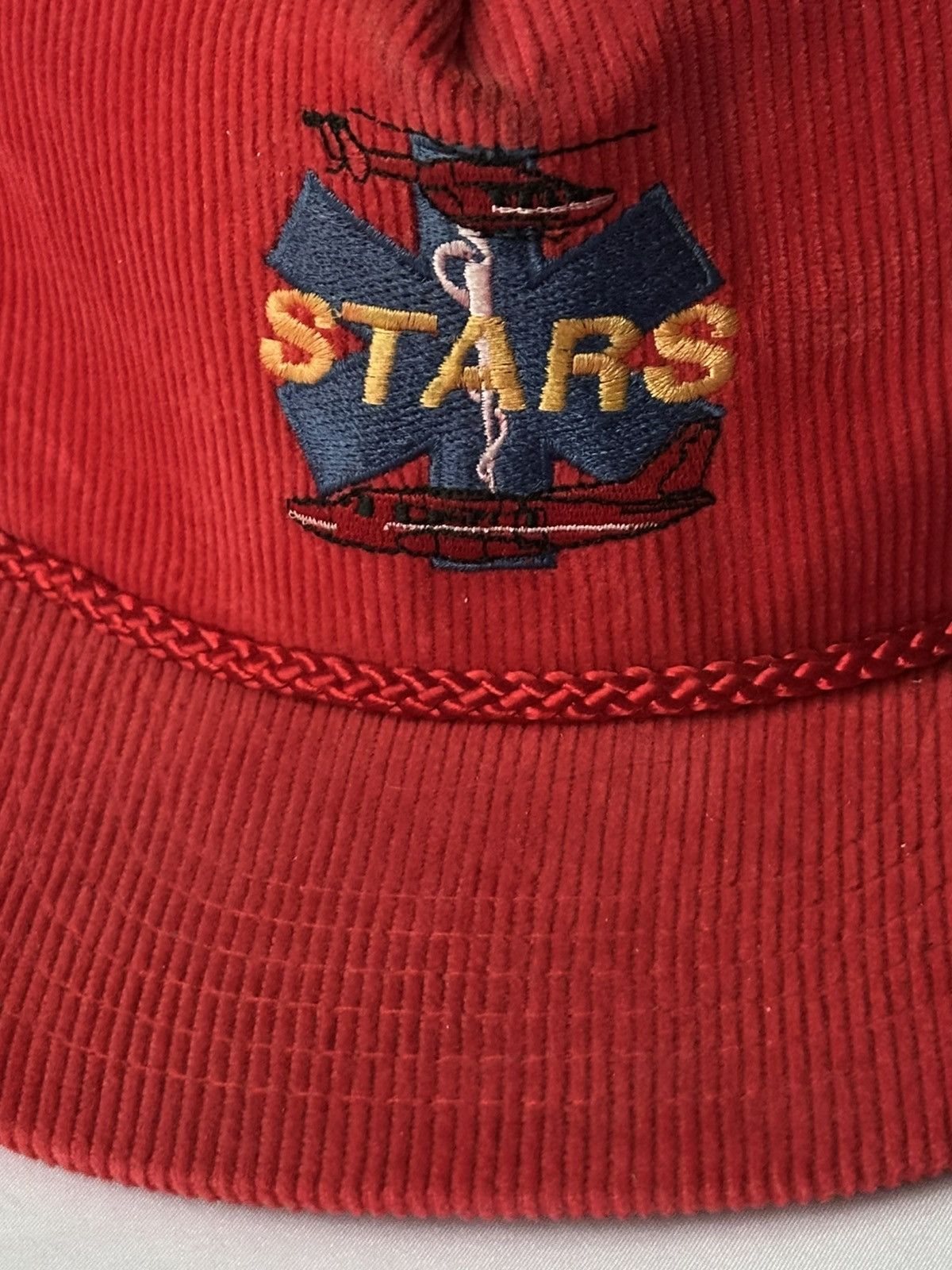 Vintage Vintage Corduroy 90s EMS Embroidered Retro SnapBack Hat Size ONE SIZE - 2 Thumbnail